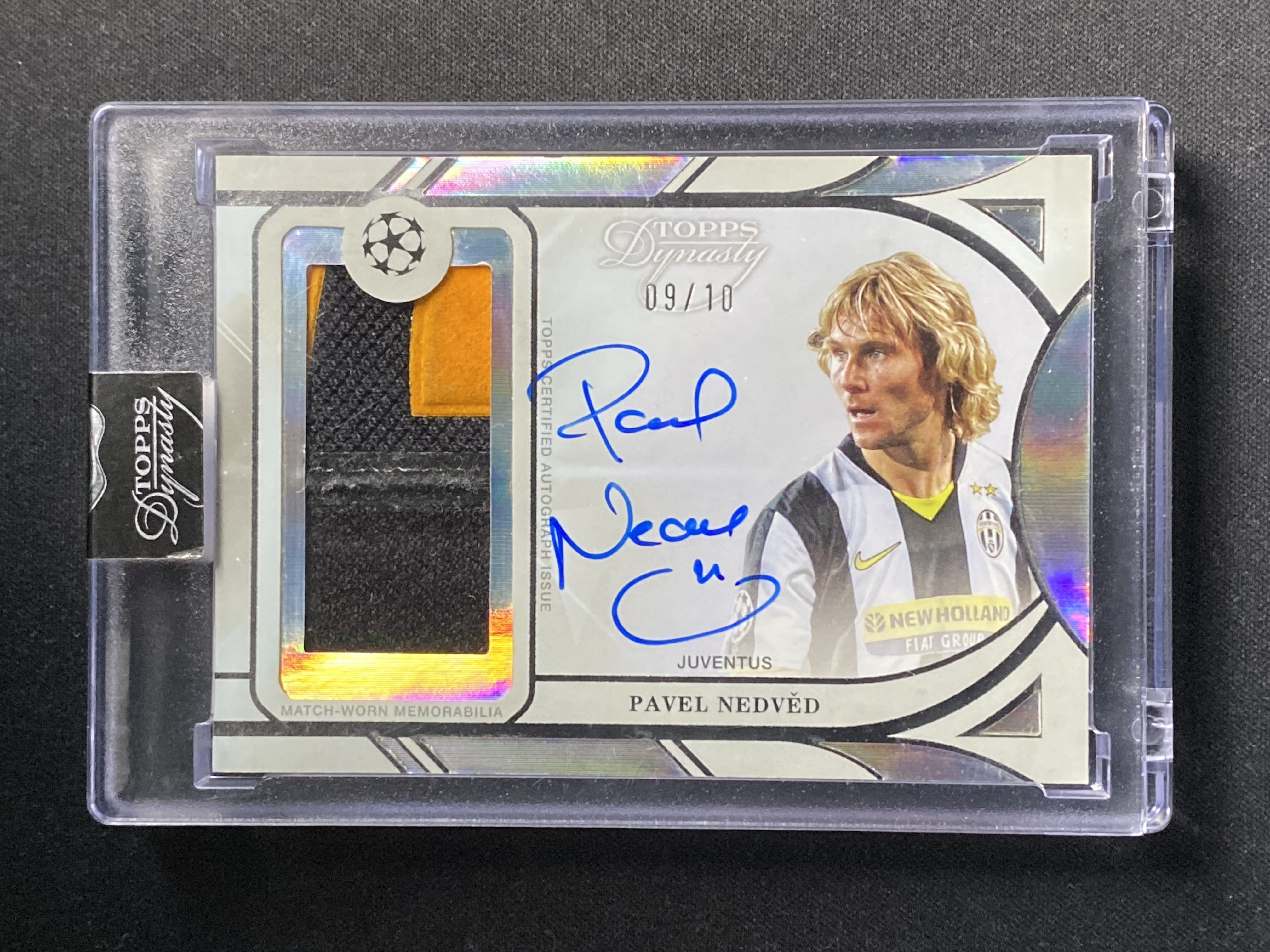 2024-25 Topps Dynasty Pavel Nedved 王朝 欧冠 意甲 尤文图斯 斑马军团 内德维德 /10编 白金闪 PA ...