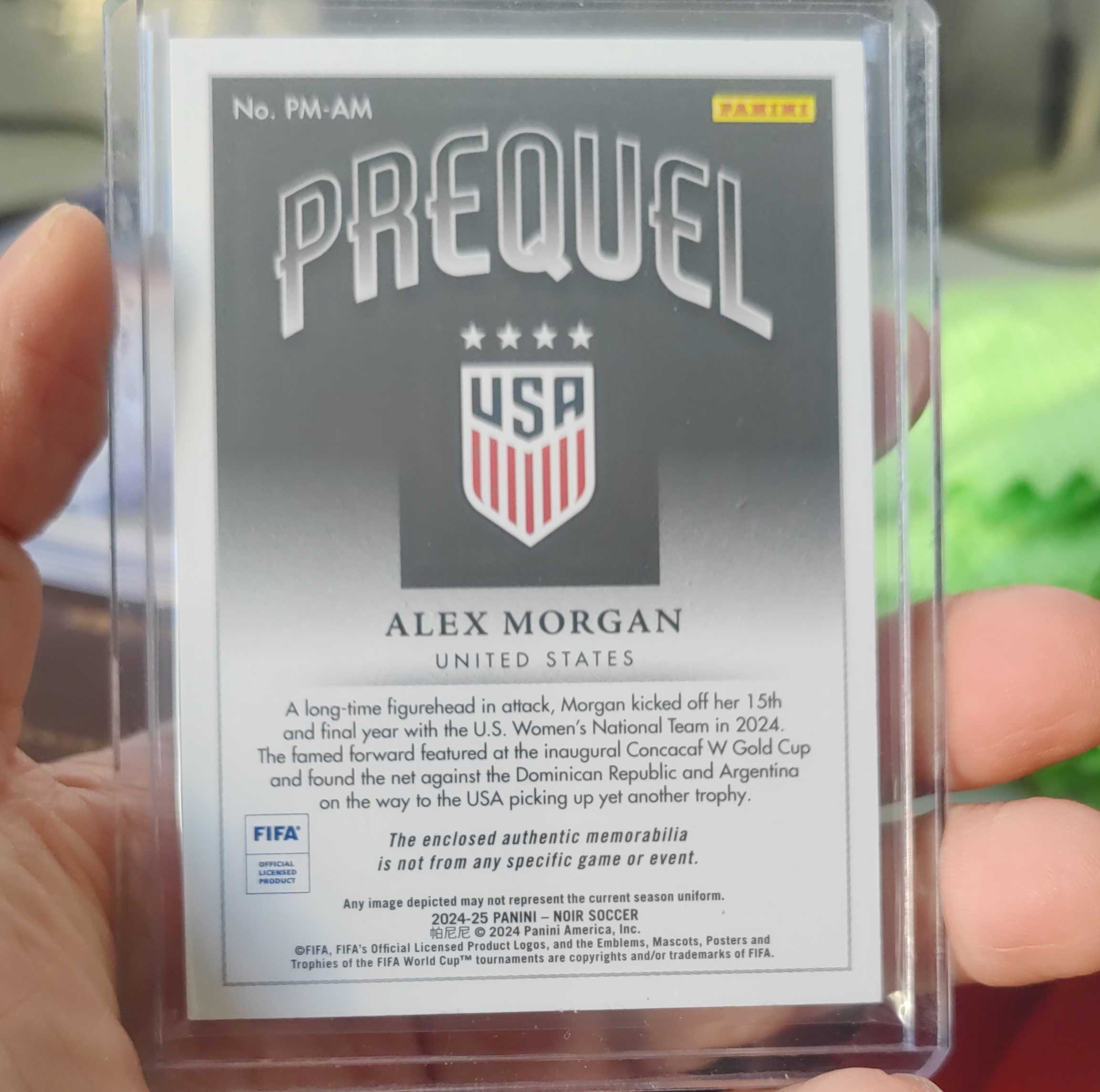 2025 Panini Noir Alex Moreno panini noir 美国 摩根 55编 球衣切割卡卡 !!!