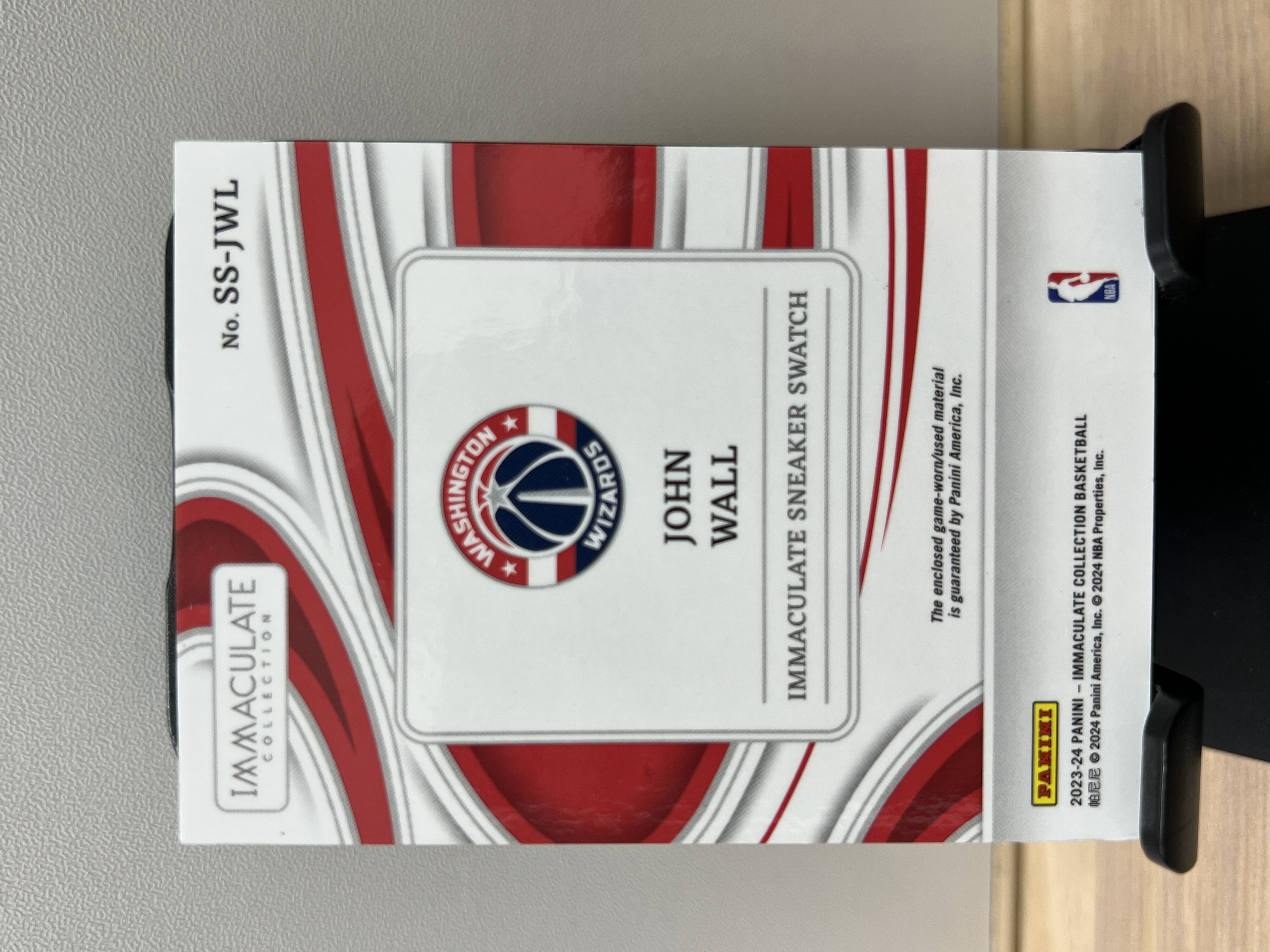 2023-24 Panini Immaculate John Wall 约翰 沃尔 鞋切 物料切割 鞋底子 41/49编 华盛顿奇才