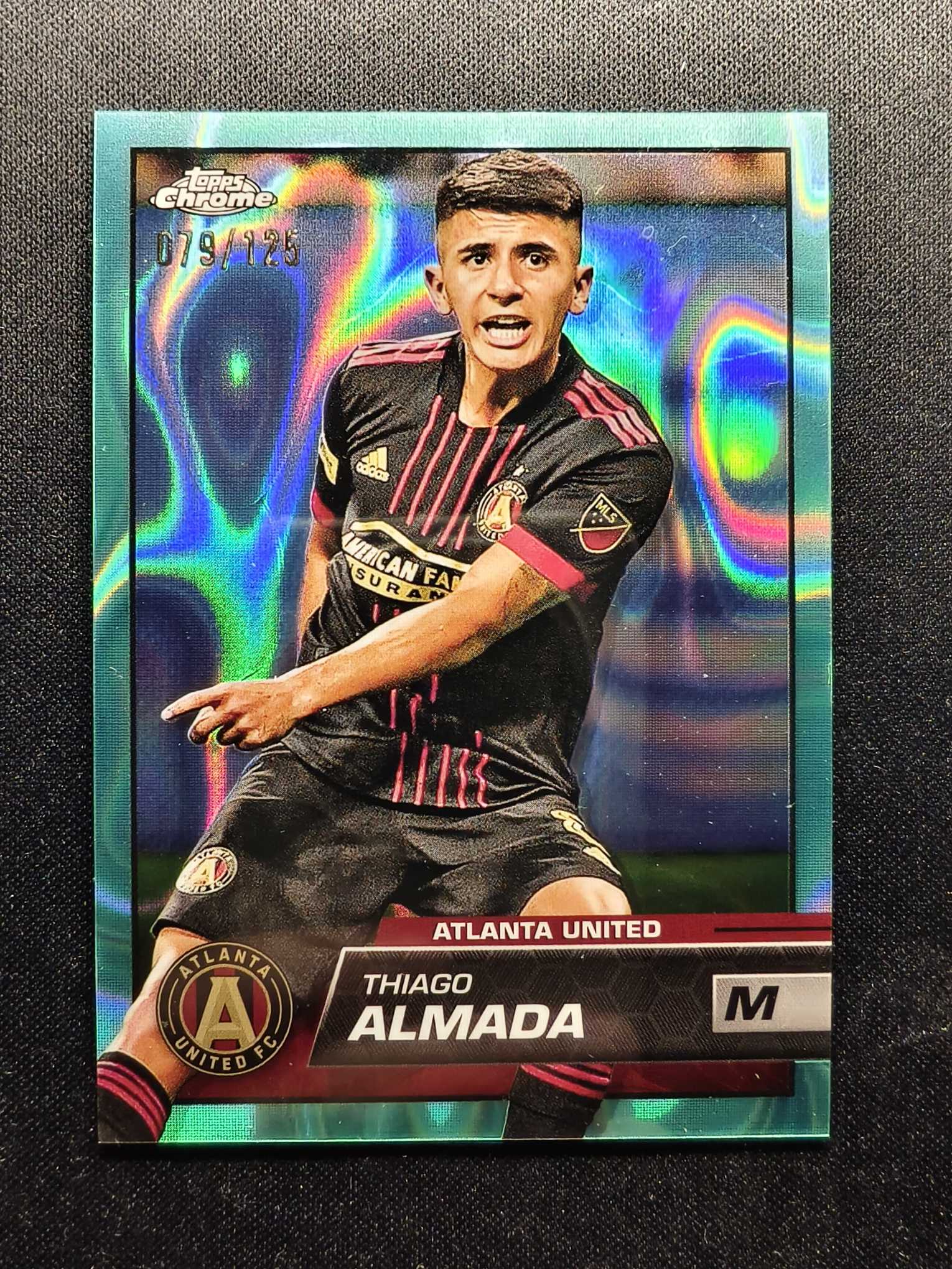 2025 Topps Chrome Thiago Almada 美职联TC 蒂亚戈 阿尔马达 阿根廷 125编 青熔岩折 卡品如图 专收凑套 人生得E