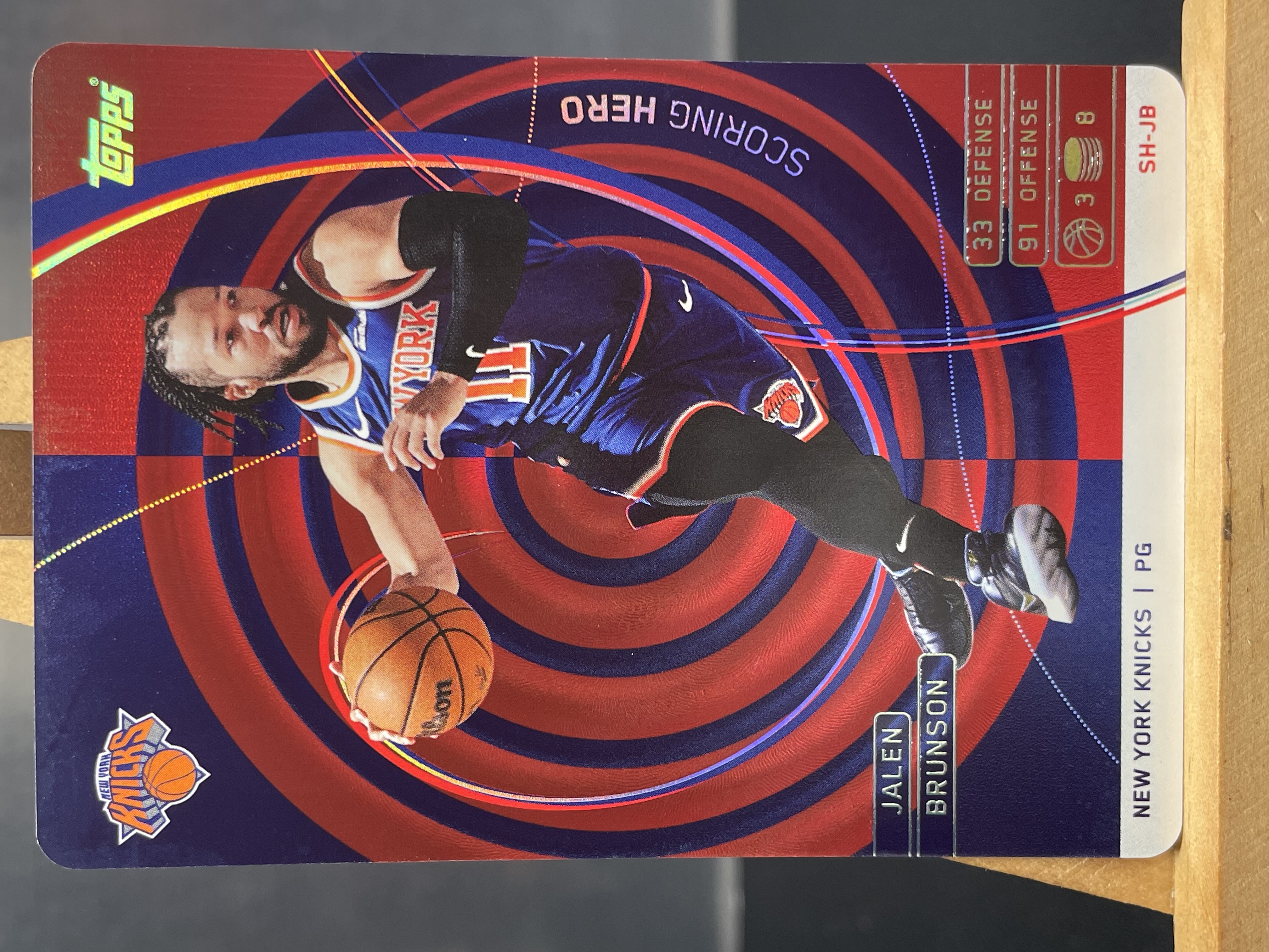 (B5) 2025 TOPPS 折射 杰伦 布伦森  尼克斯   近期大热球星  收藏凑套必备 卡品如图 ！！！