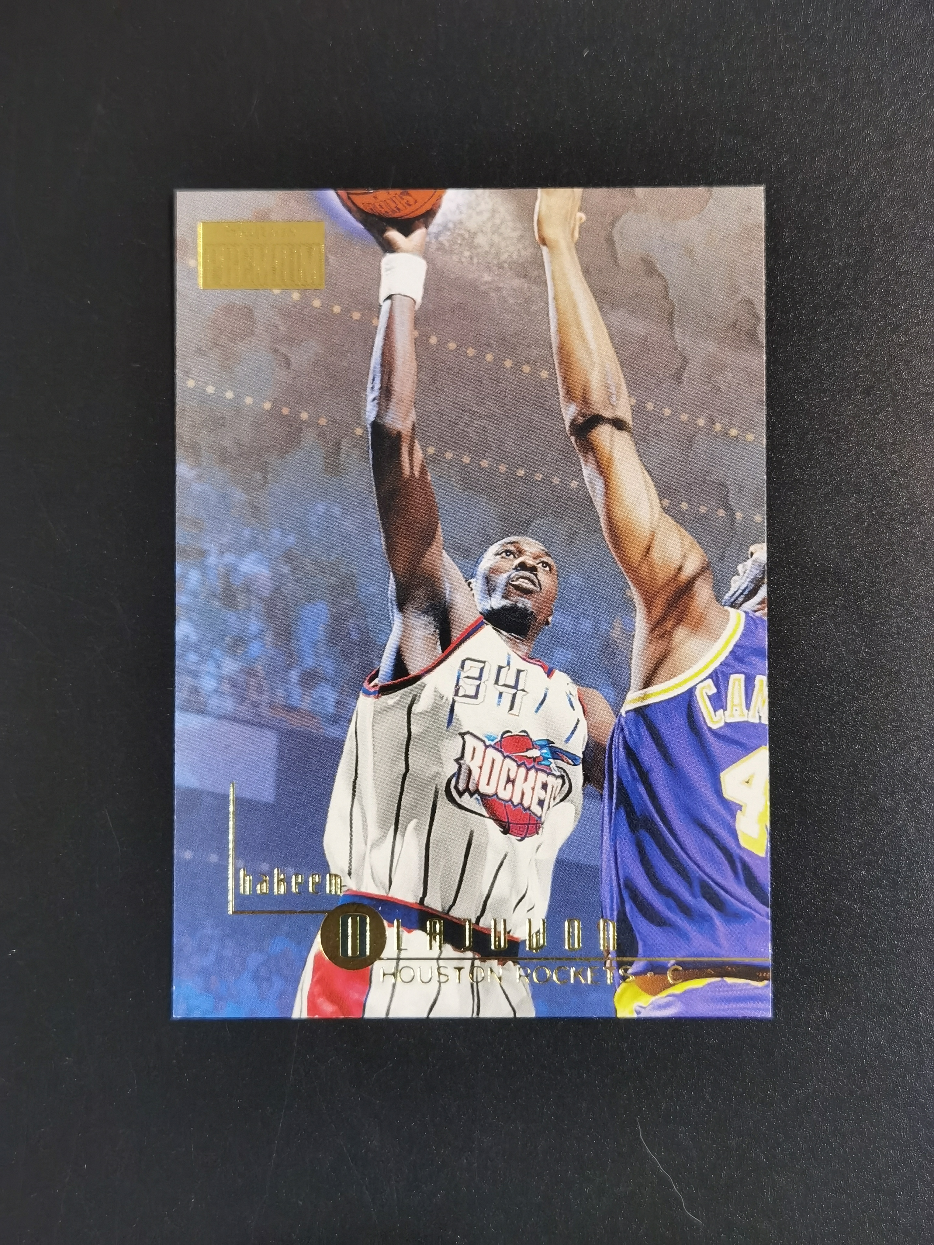 1996 SkyBox Premium Hakeem Olajuwon 金标 特卡 奥拉朱旺 大梦 卡品如图 专收必备