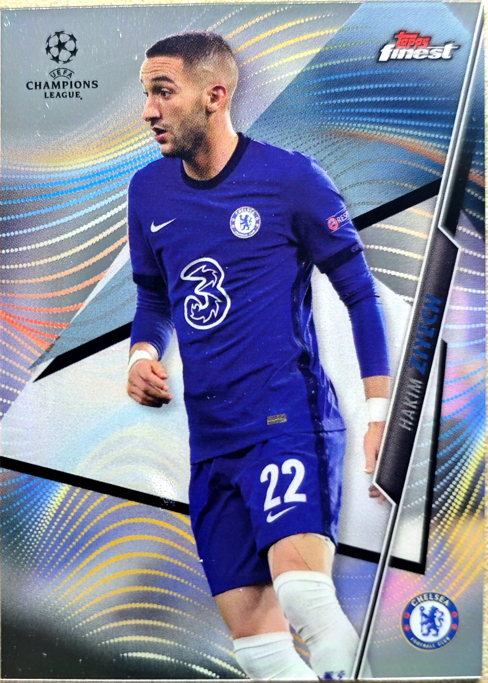 2021 Topps Finest Hakim Ziyech 欧冠 切尔西 齐耶赫