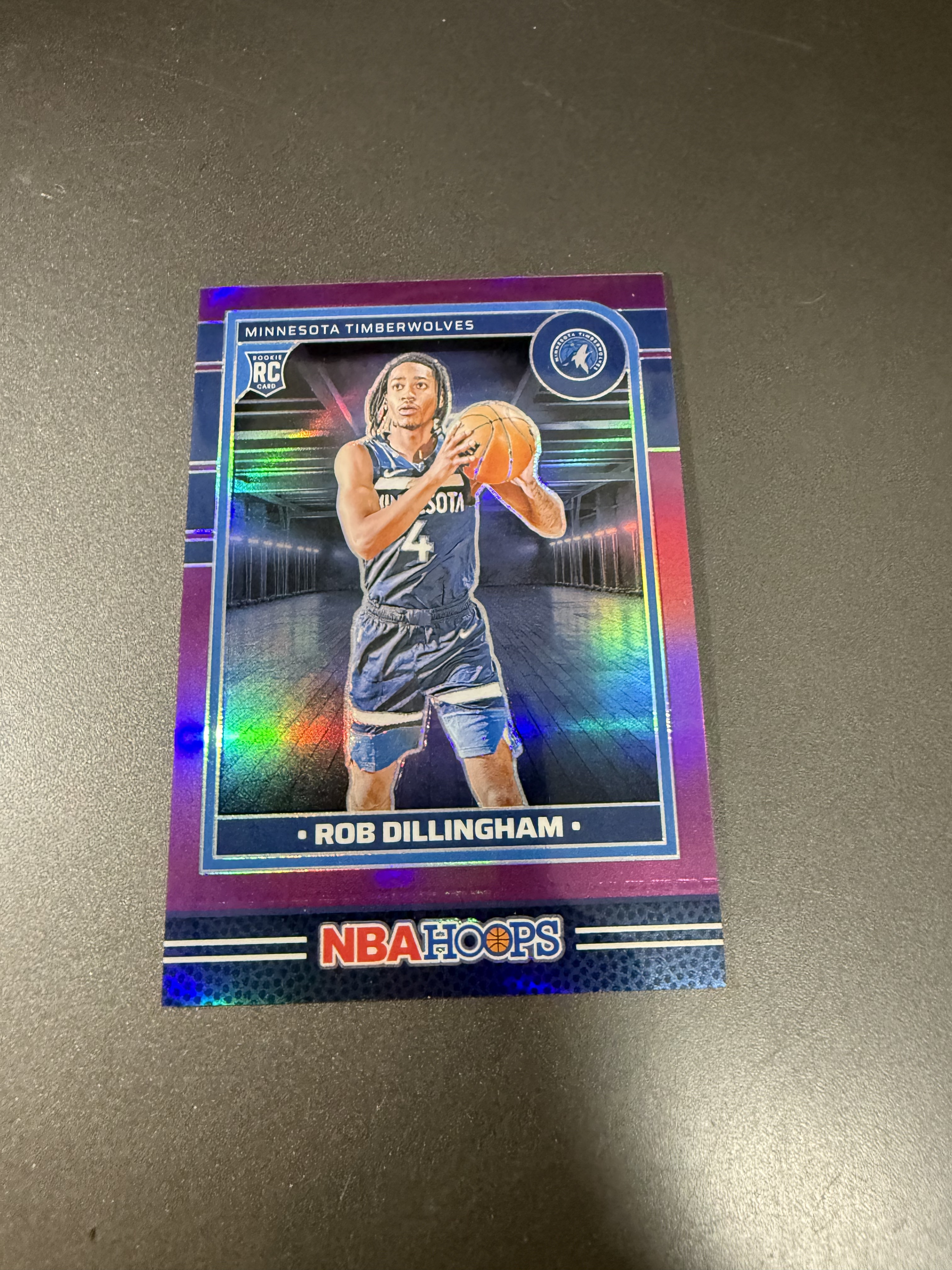2024-25 Panini NBA Hoops Robert Dillingham RC 罗伯特 迪林厄姆 新秀 紫折 249编 MM