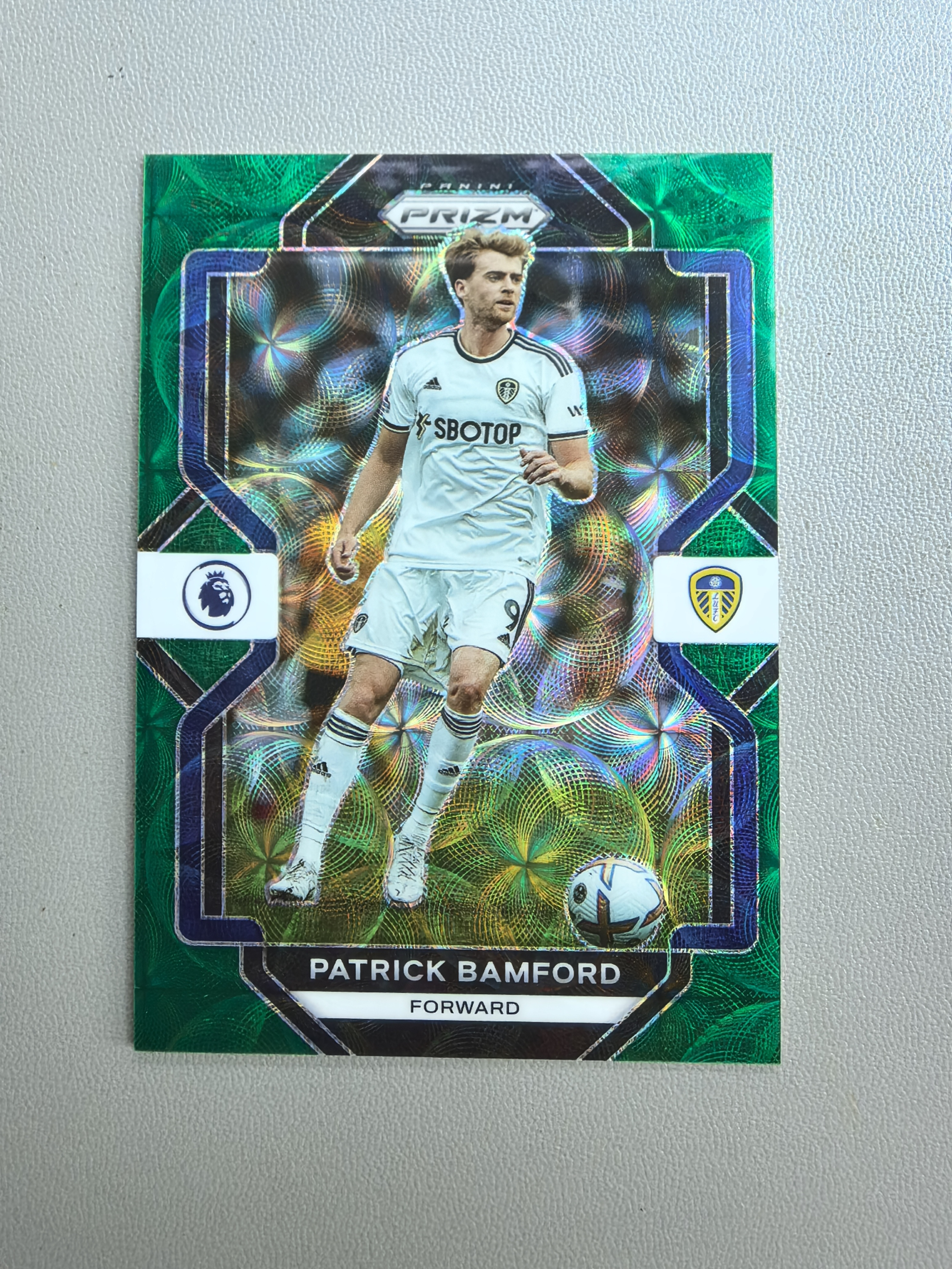 2022-23 Panini Prizm bamford 帕特里克 班福德 英超 绿圈圈折 5编 利兹联
