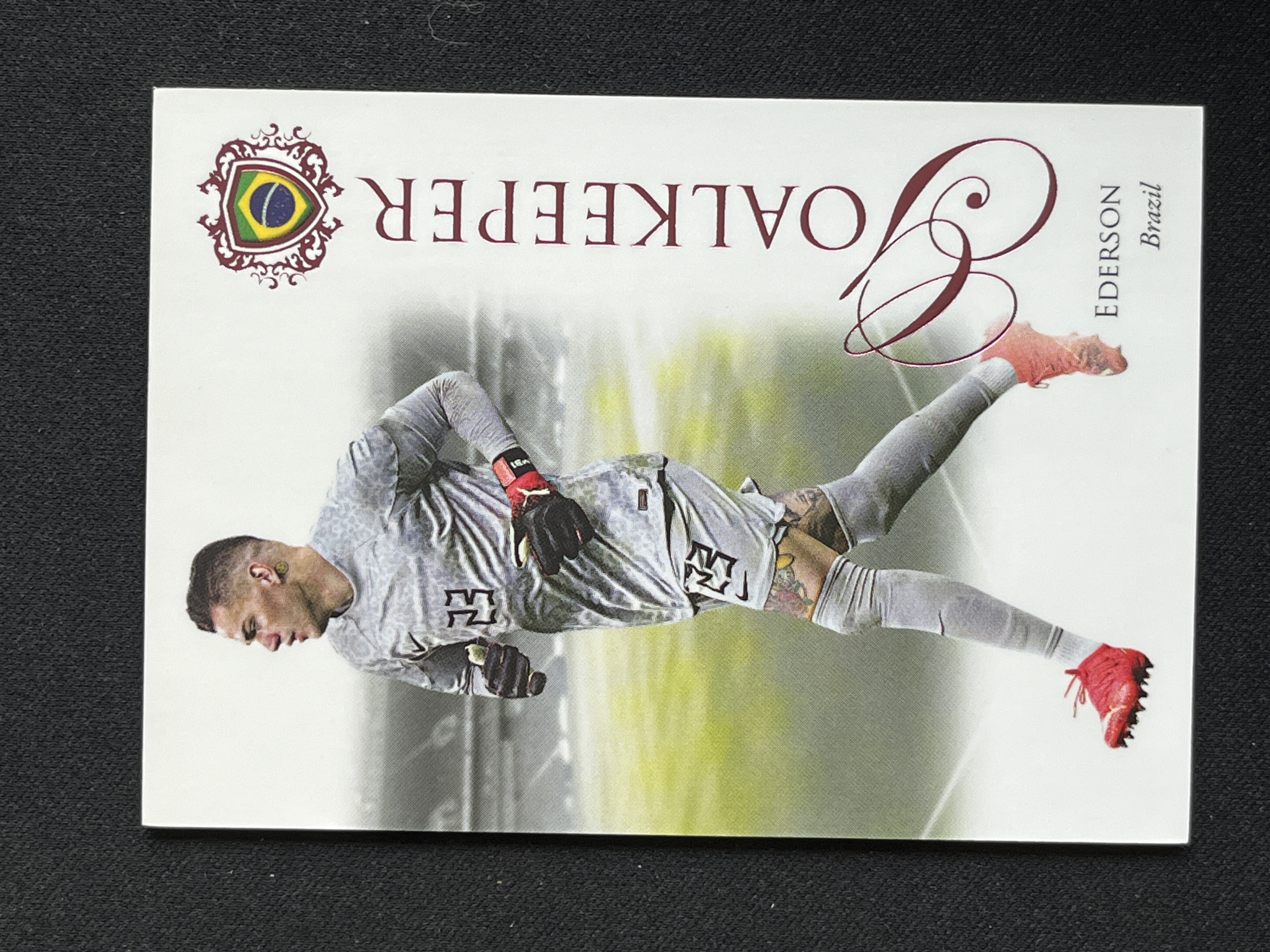 【南昌NOVA】2023 Futera Unique Ederson 福特拉 巴西 埃德森 粉平行 特卡 16/55编 Z09ww