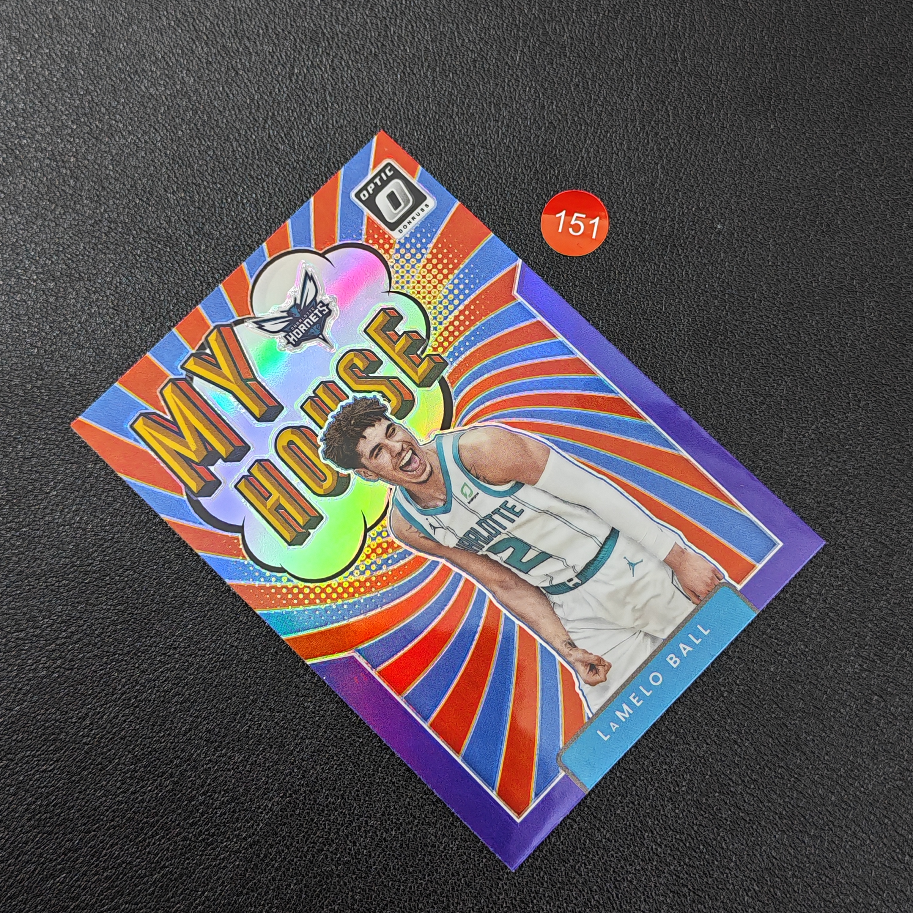 【鹰歌拍卖】拉梅洛·鲍尔 LaMelo 黄蜂 My House特卡|2021-22 Donruss Optic 三球 年度最佳新秀 全明星 传球大师 花式传球 黄蜂核心 凑套必备 不保卡品 #momo