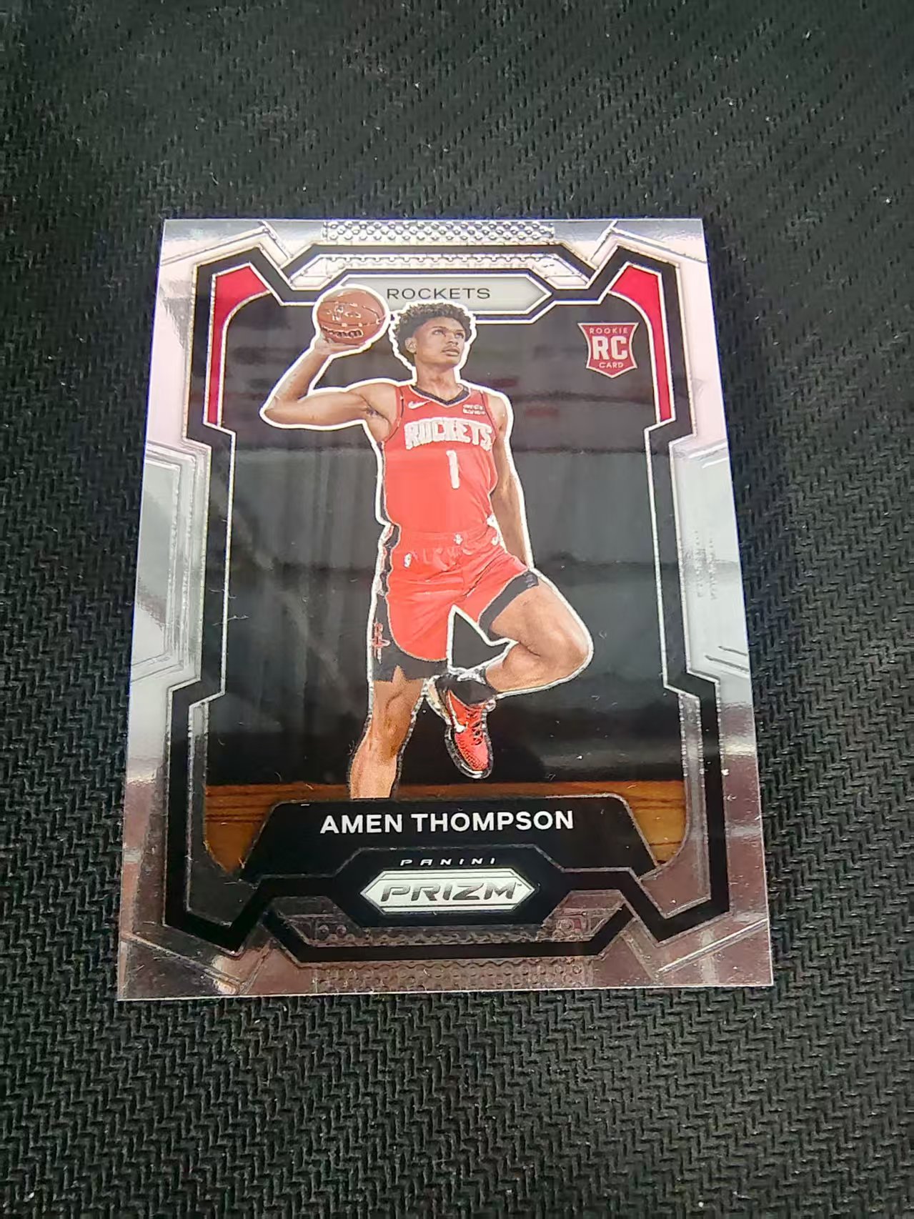 【可合并,不累计】2023-24 Prizm Amen Thompson RC 火箭 阿门 汤普森 新秀 PZ 划痕 边角微瑕 #150