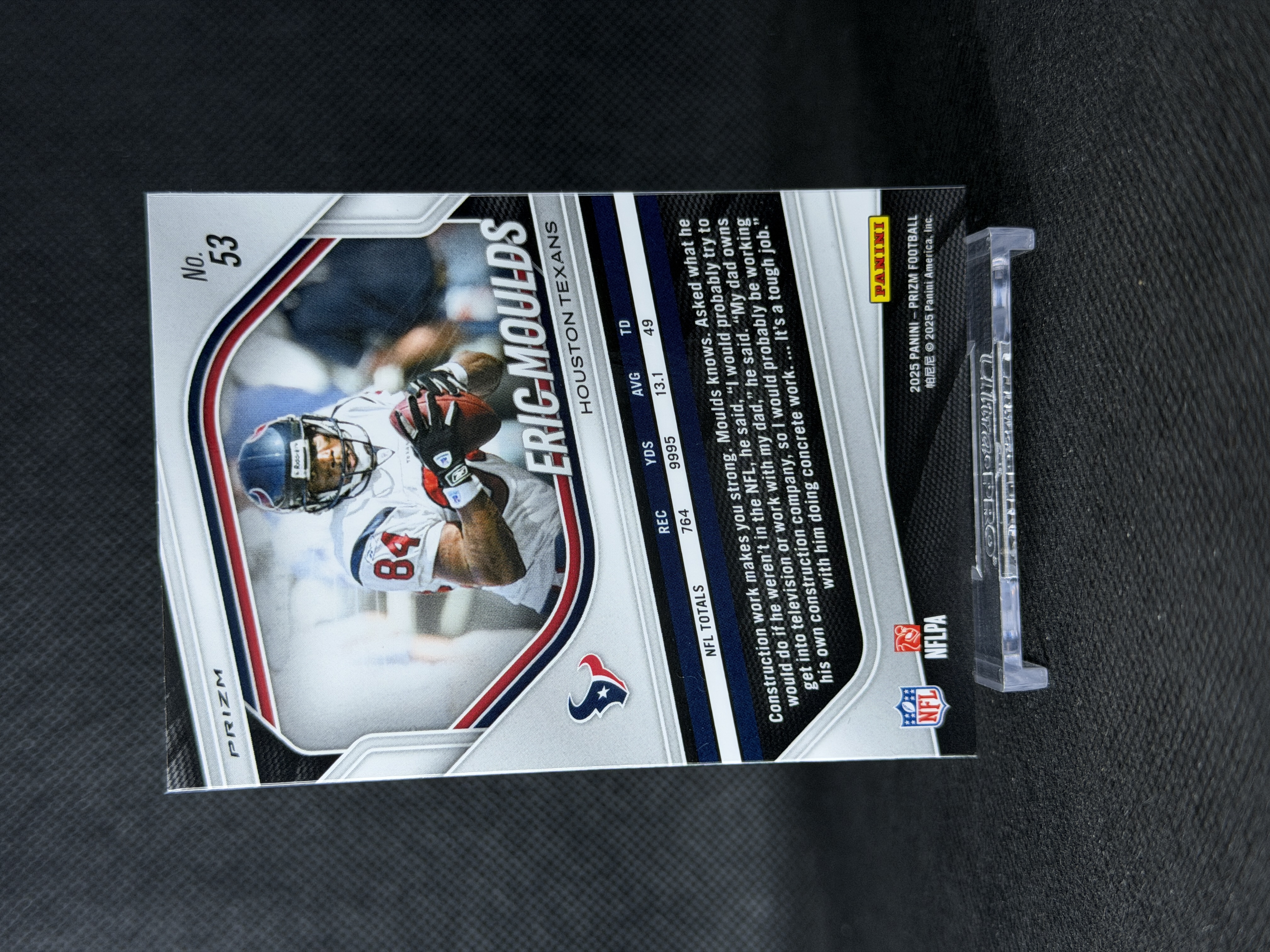 2025 Panini Prizm Eric Moulds #53 红点点折 埃里克·莫尔兹