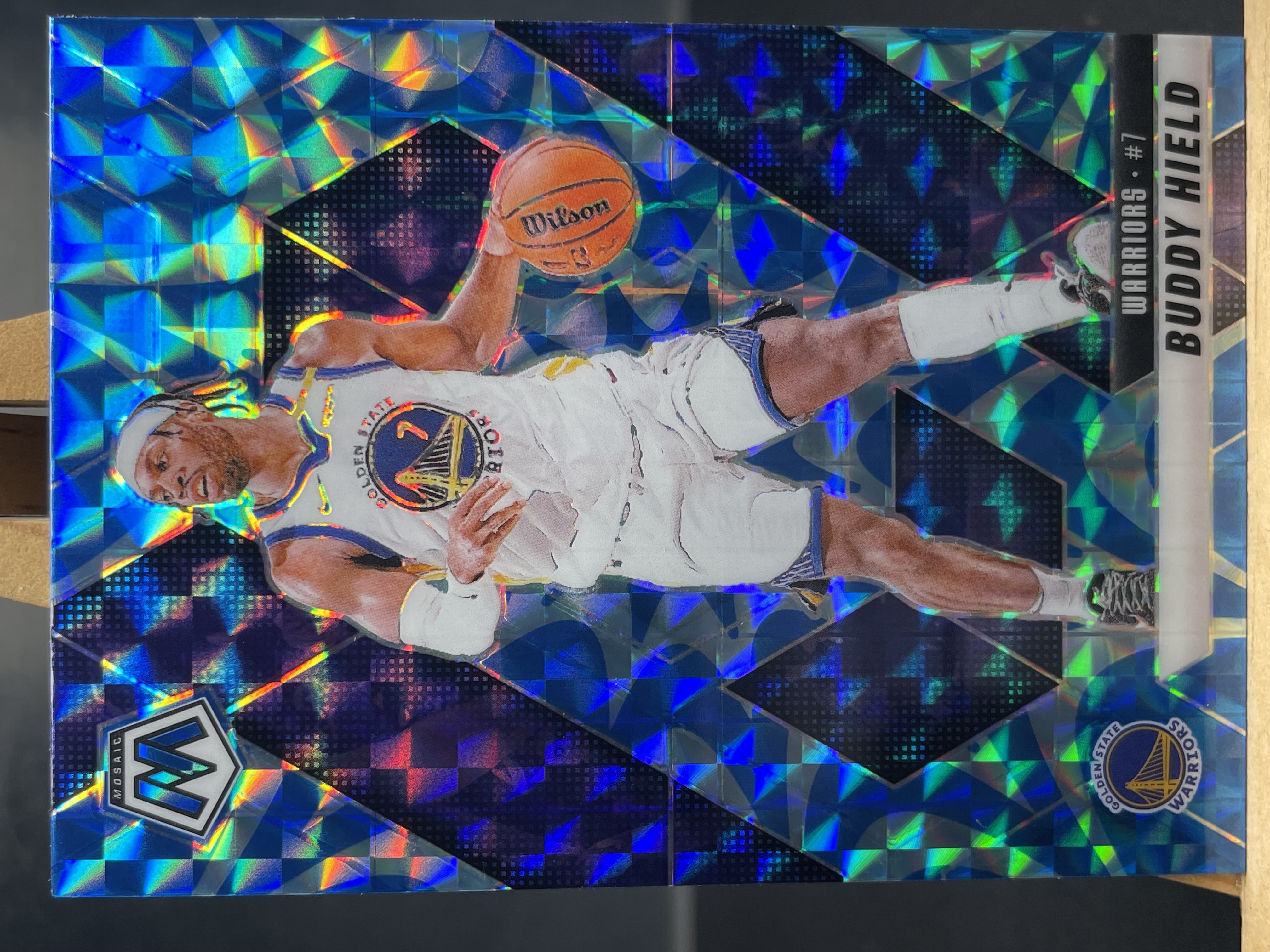 (A6) 2023-24 PANINI 马赛克系列 蓝爆炸折 巴迪 希尔德 勇士 实卡好看 收藏凑套必备 卡品如图 !!!