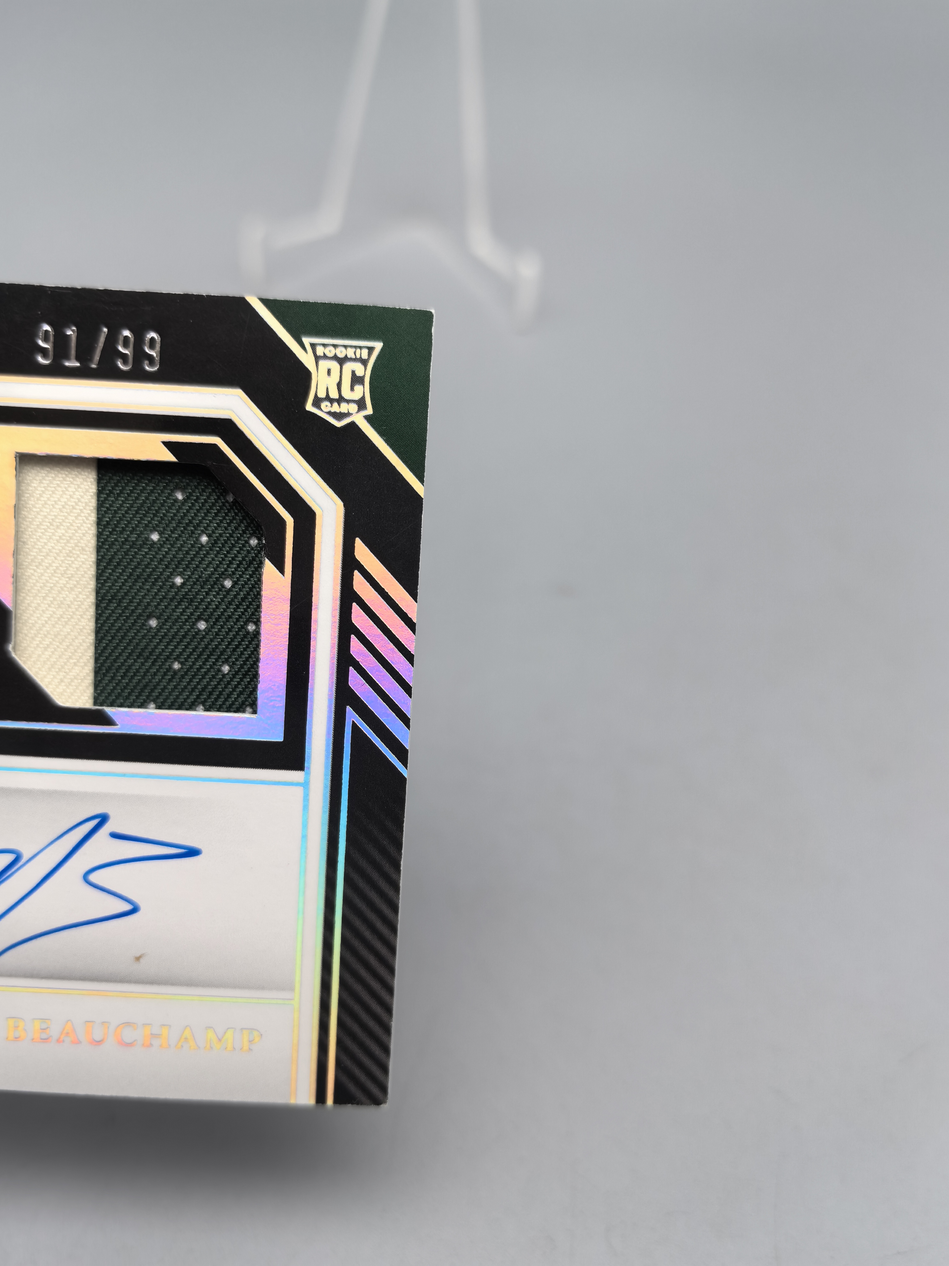 【坚果卡牌代拍】2022-23 Panini Noir MarJon Beauchamp RC 马乔恩 比彻姆 新秀rc 卡签 签字 6/99编 球衣卡 暴力切割patch 微瑕如图 阿顺1027