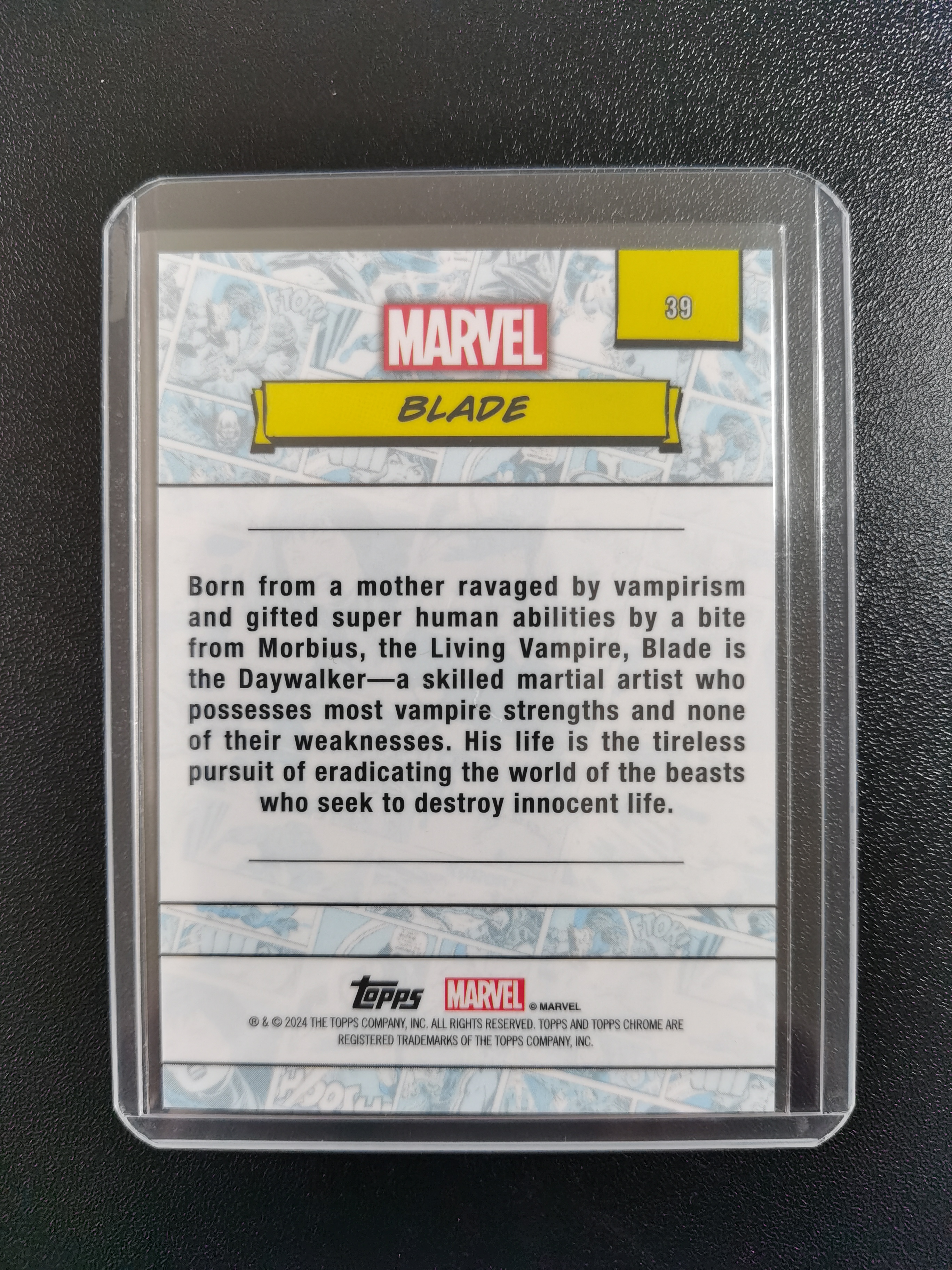2025 Topps MARVEL Blade 刀锋 漫威 漫威 蓝宝石 收藏凑套 卡品如图 免费代拍WW