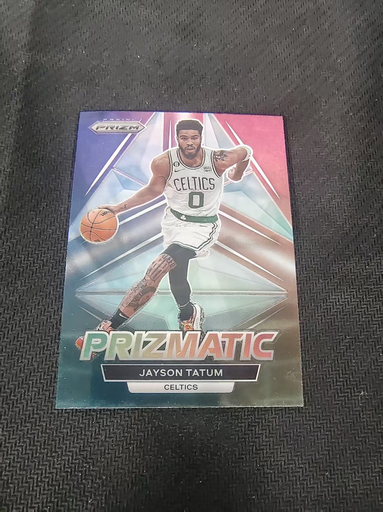 【可合并,不累计】2022-23 Panini Prizm Jayson Tatum 凯尔特人 杰森 塔图姆 懒兔 棱镜特卡 PZ 划痕 边角微瑕 介意勿拍 #4