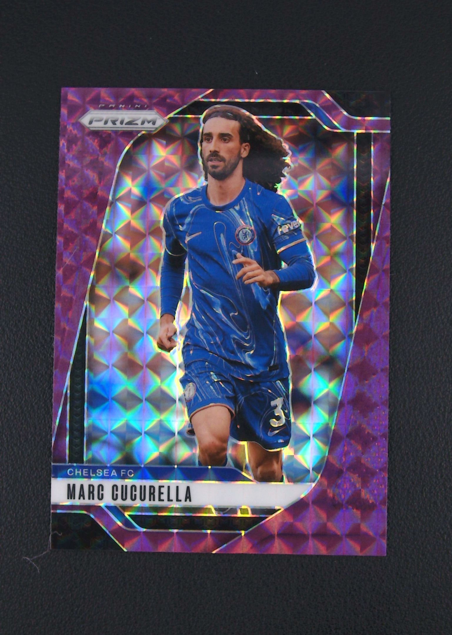 2024-25 Panini Prizm Marc Cucurella 多米拍卖 （Owen.C） 马克 库库雷利亚 切尔西 紫格子折 155/249编 卡品如图 收藏佳品