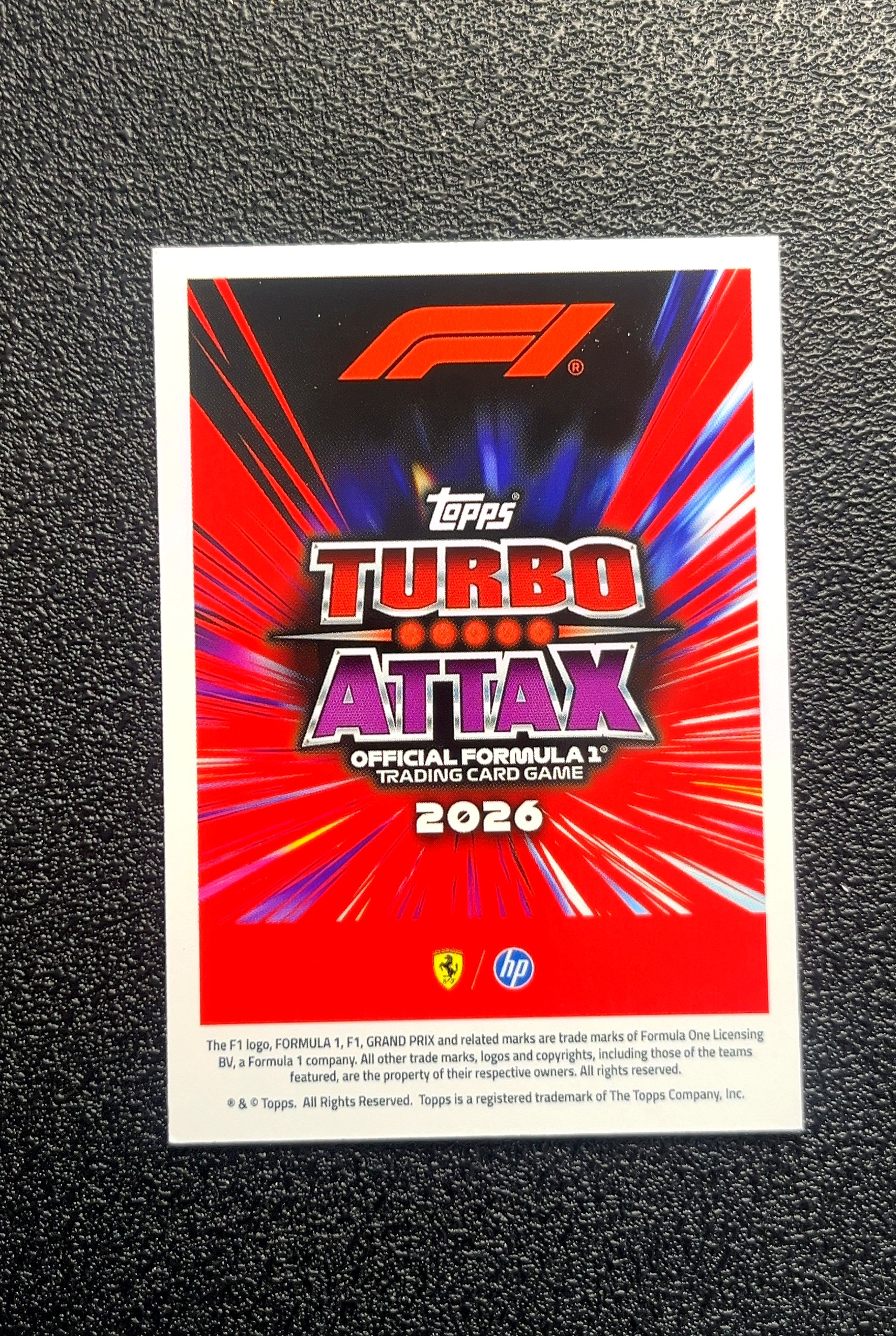【小白1%代卖】2026 Topps Turbo Attax F1 游戏版 Greats Of The Grid 赛道传奇特卡 Lewis Hamilton 刘易斯·汉密尔顿 银折 0018#589