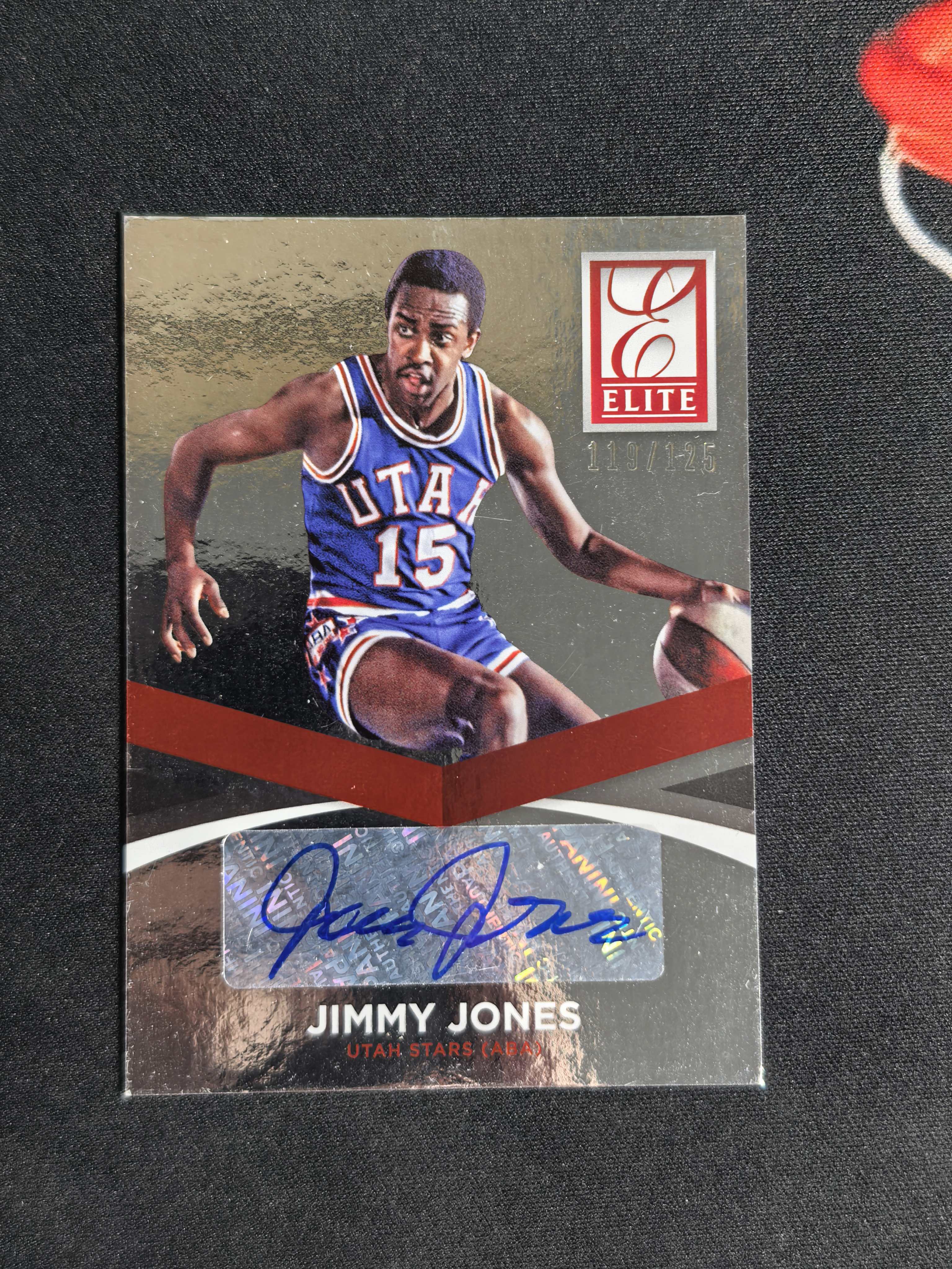 2014-15 Panini Donruss Jimmy Jones 杜蕾斯 精英 吉米 琼斯 125编 签字 银折 卡品如图 鱼【CYT球星卡】