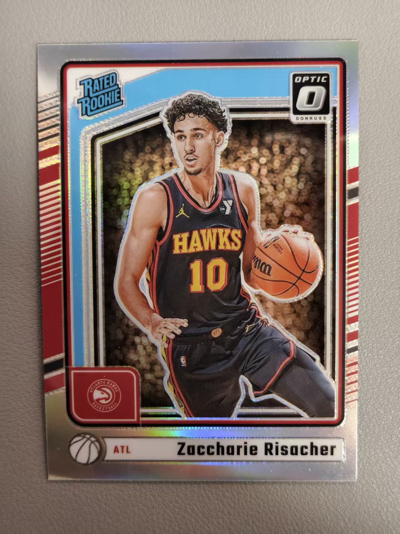【阿泽代卖】2024-25 Panini Optic Op Zaccharie Risacher 老鹰 新秀 RC 扎卡里 里萨谢 折射 银折 选图巨帅 卡品如图 介意勿拍-tall