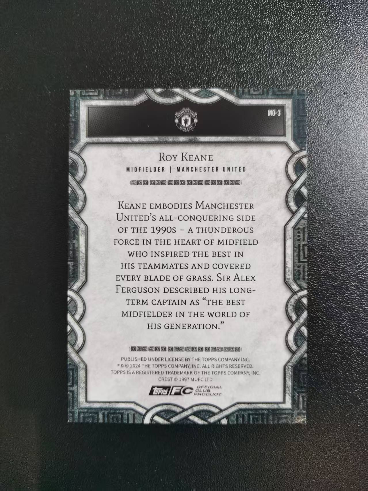 1997 Topps Topps Roy Keane 罗伊基恩 曼联队盒 收藏凑套 卡品如图 免费代拍CC06