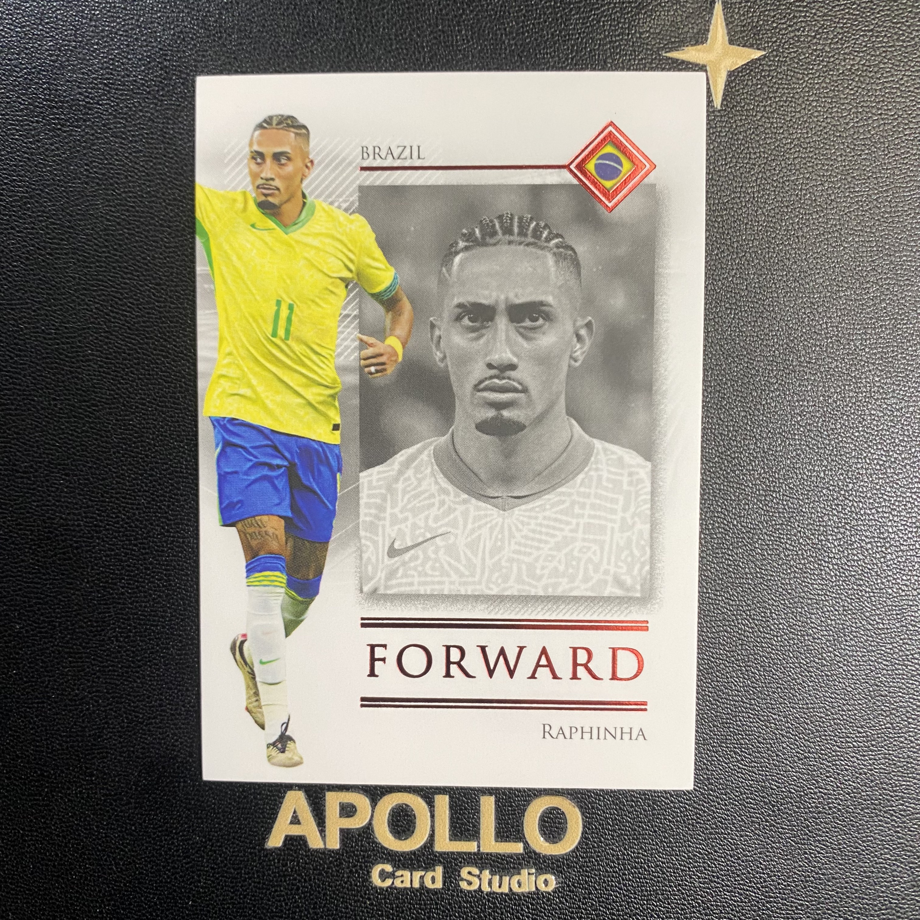 2025 Futera Unique Raphinha 拉菲尼亚 福特拉 巴西 巴萨 巴塞罗那 10编 低编 卡品如图 -月初