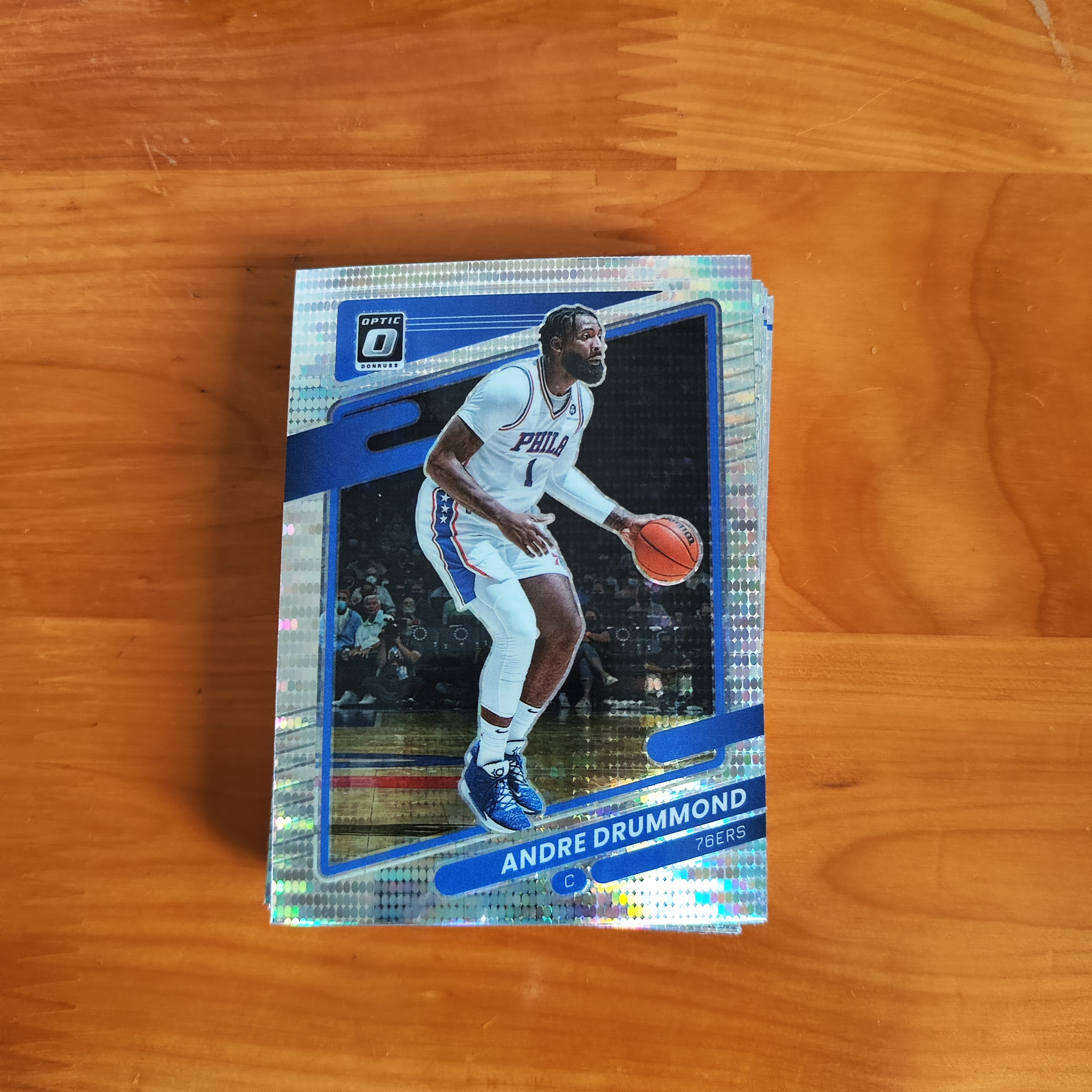 2021-22 【HADE拍卖-小卡之家】 杜蕾斯OPTIC Andre Drummond 德拉蒙德   脉冲折             单卡base 卡品如图 A49