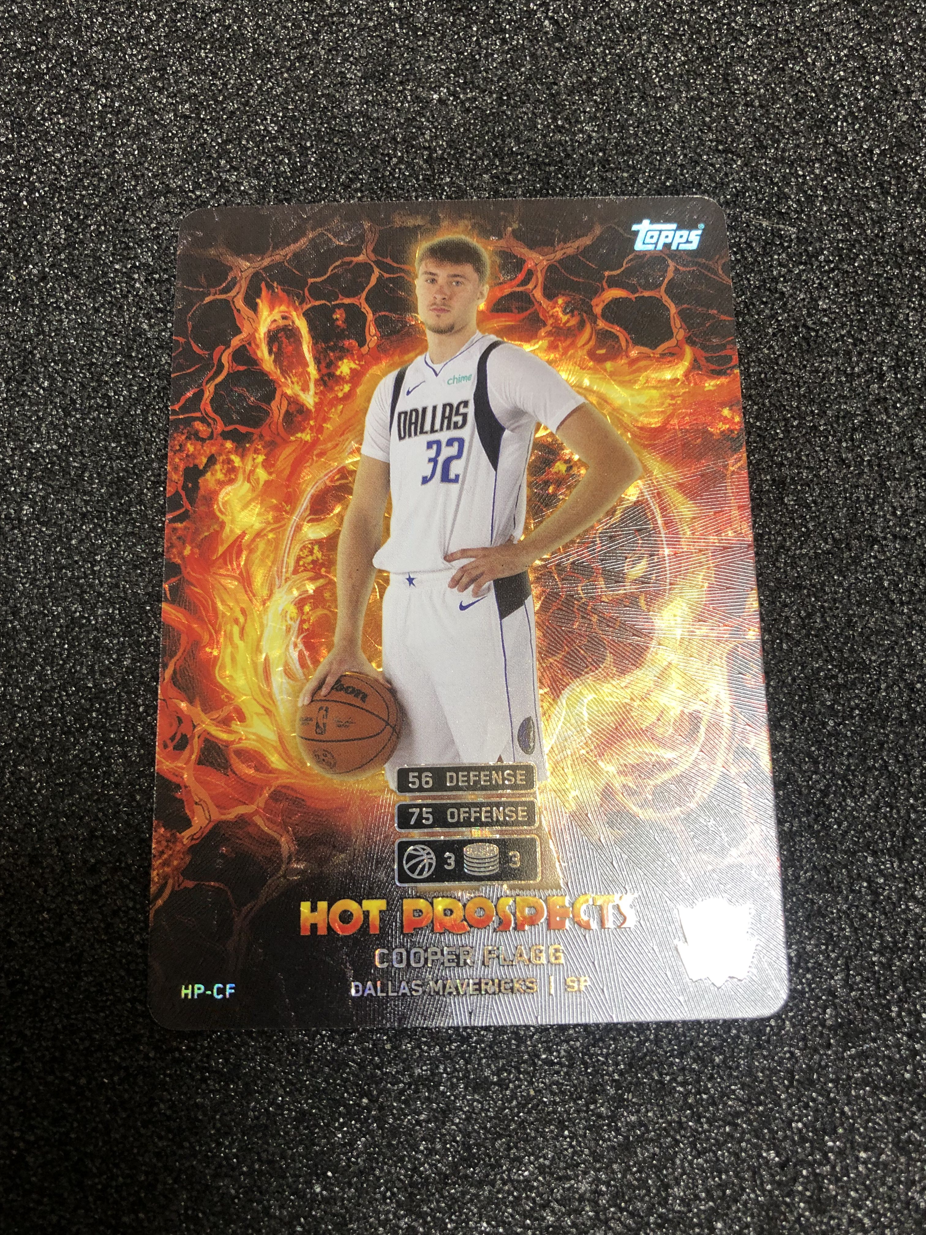 2025-26 Topps match attax Cooper Flagg RC NBA 游戏版 库珀 弗拉格 独行侠 新秀 状元 HOT PROSPECTS 特卡 元年 卡品如图 凑套收藏必备