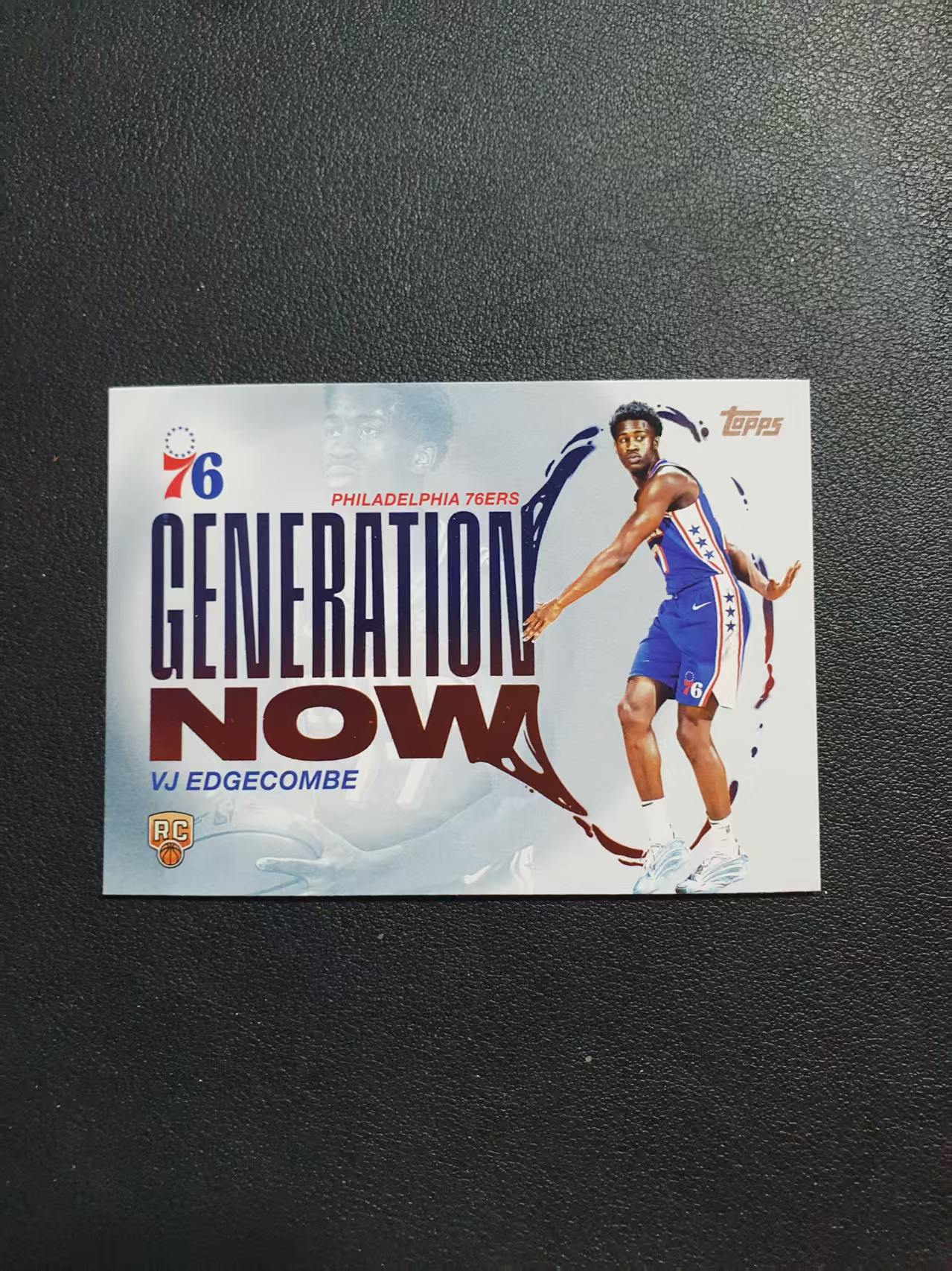 2025 Topps flagship Valdez VJ Edgecombe Jr RC 76人 VJ 埃奇库姆 Generation Now 新生代 特卡 卡品如图