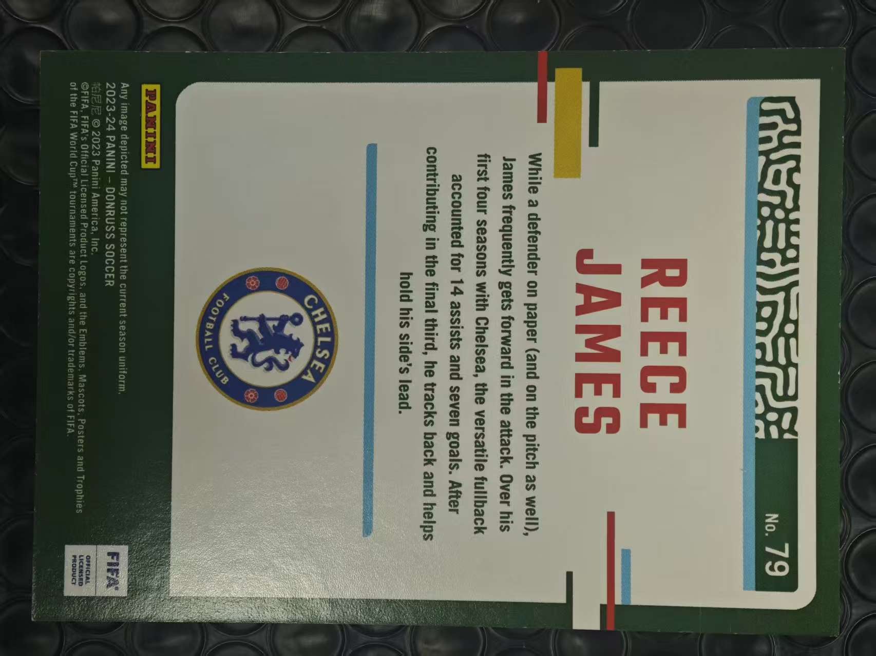 2023-24 Panini Donruss Reece James 杜蕾斯 切尔西 里斯 詹姆斯 D版 41/99编 粉碎冰折 折射 卡品如图【原地起飞卡社】MVP11.6