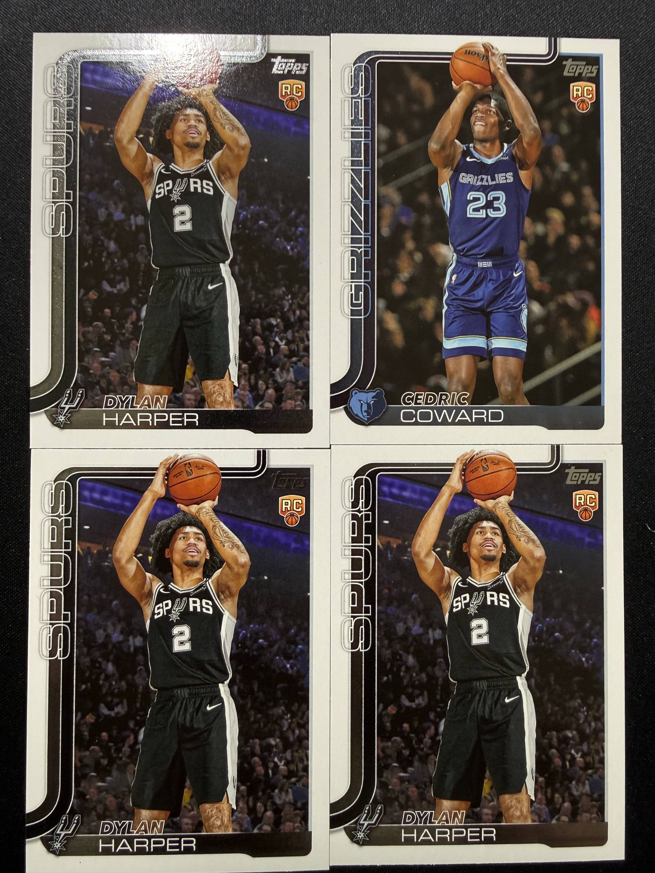 【梦卡拍卖】 2025 Topps BASKETBALL Dylan Harper 迪伦 哈珀 考沃德 折射 新秀 细节如图 #Ci# 三金薄荷