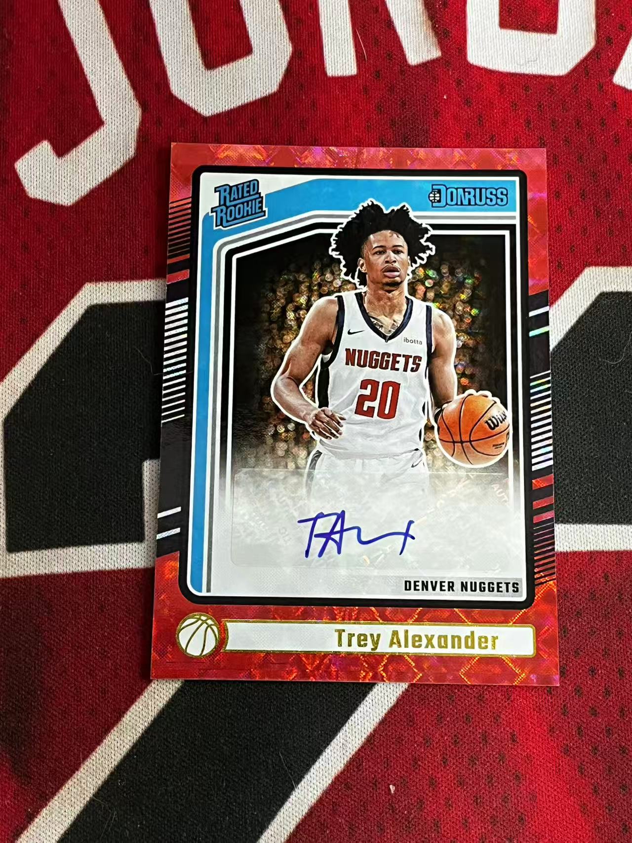 【接寄拍】2024-25 PANINI DONRUSS OPTIC 杜蕾斯系列 掘金 新秀RC 特雷亚历山大 签字卡 卡签 红钻折 折射 专收凑套必【烂臭嘴拍卖】