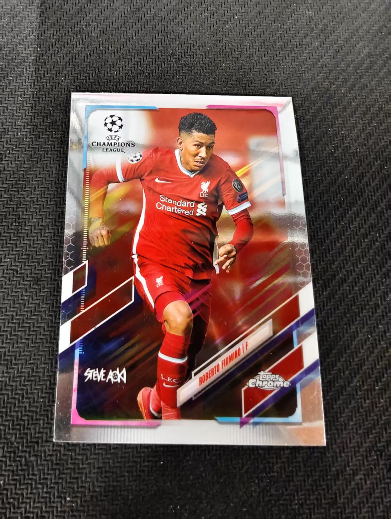 【可合并,不累计】2021 Topps Chrome Robert Firmino 欧冠 利物浦 菲尔米诺 不保卡品 介意勿拍 @33