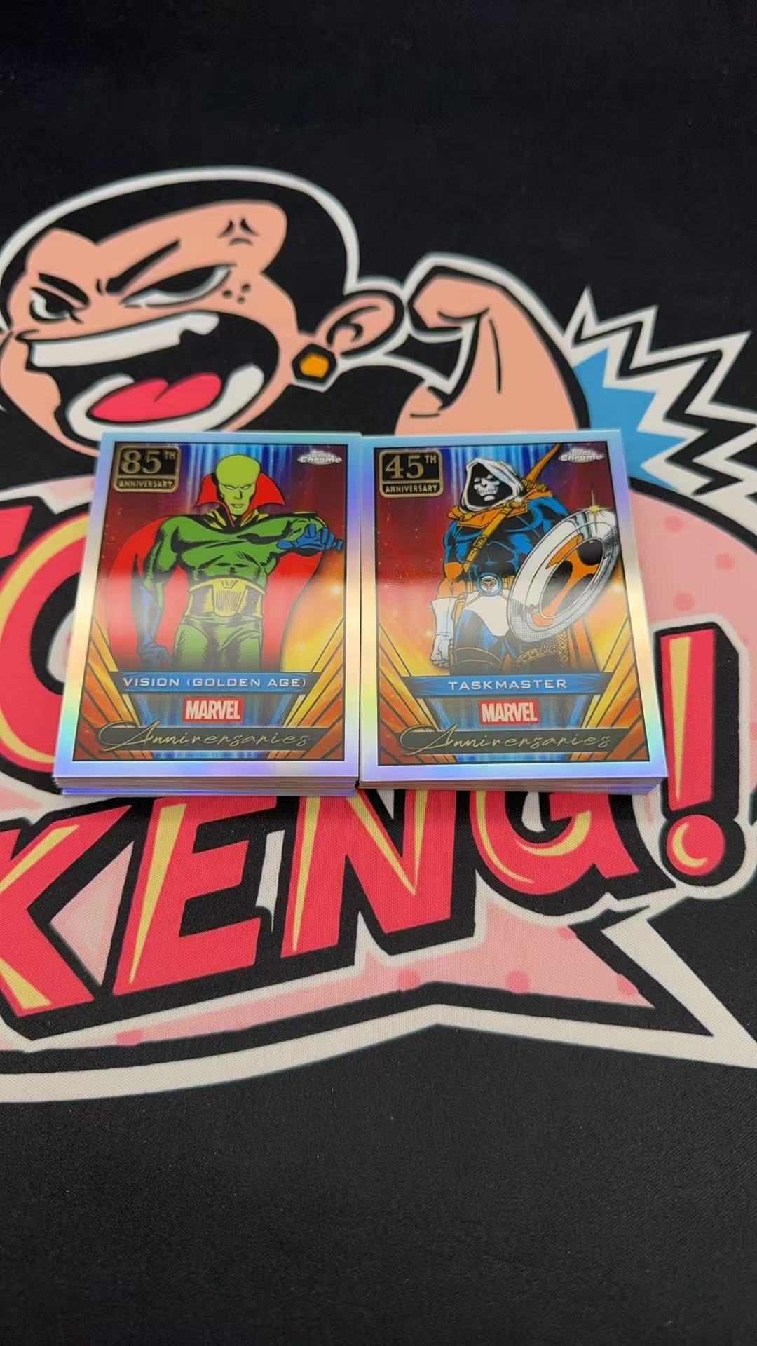 【玩具坑】2025 Topps Chrome Marvel 全新TC漫威 周年庆特卡 30张齐套 打包