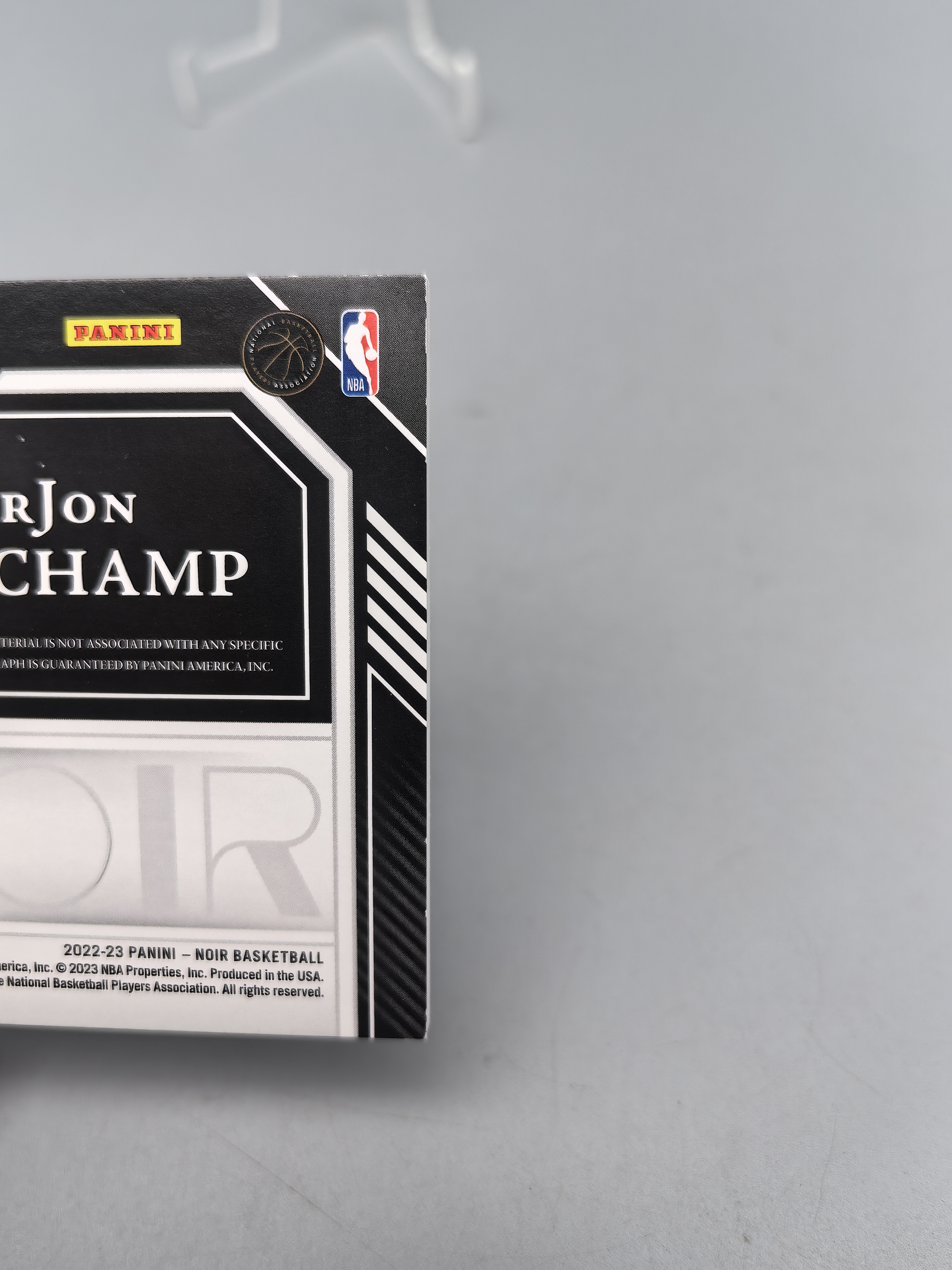 【坚果卡牌代拍】 2022-23 Panini Noir Marjon Beauchamp 马乔恩 比彻姆 雄鹿 签字卡签 新秀rc 99编 物料切割 诺尔 RPA 微瑕如图 阿顺1027