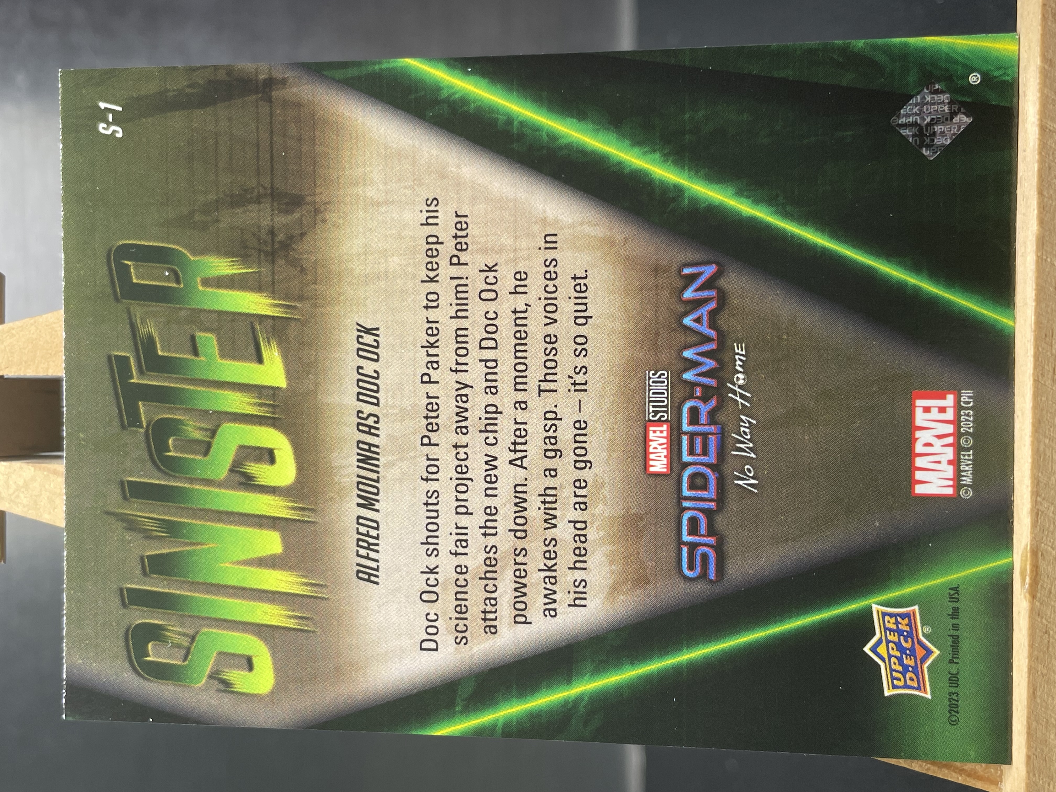 (A2) 2023 UPPER DECK 漫威 剧情 特卡 章鱼博士 实卡好看 收藏凑套必备 卡品如图 !!!