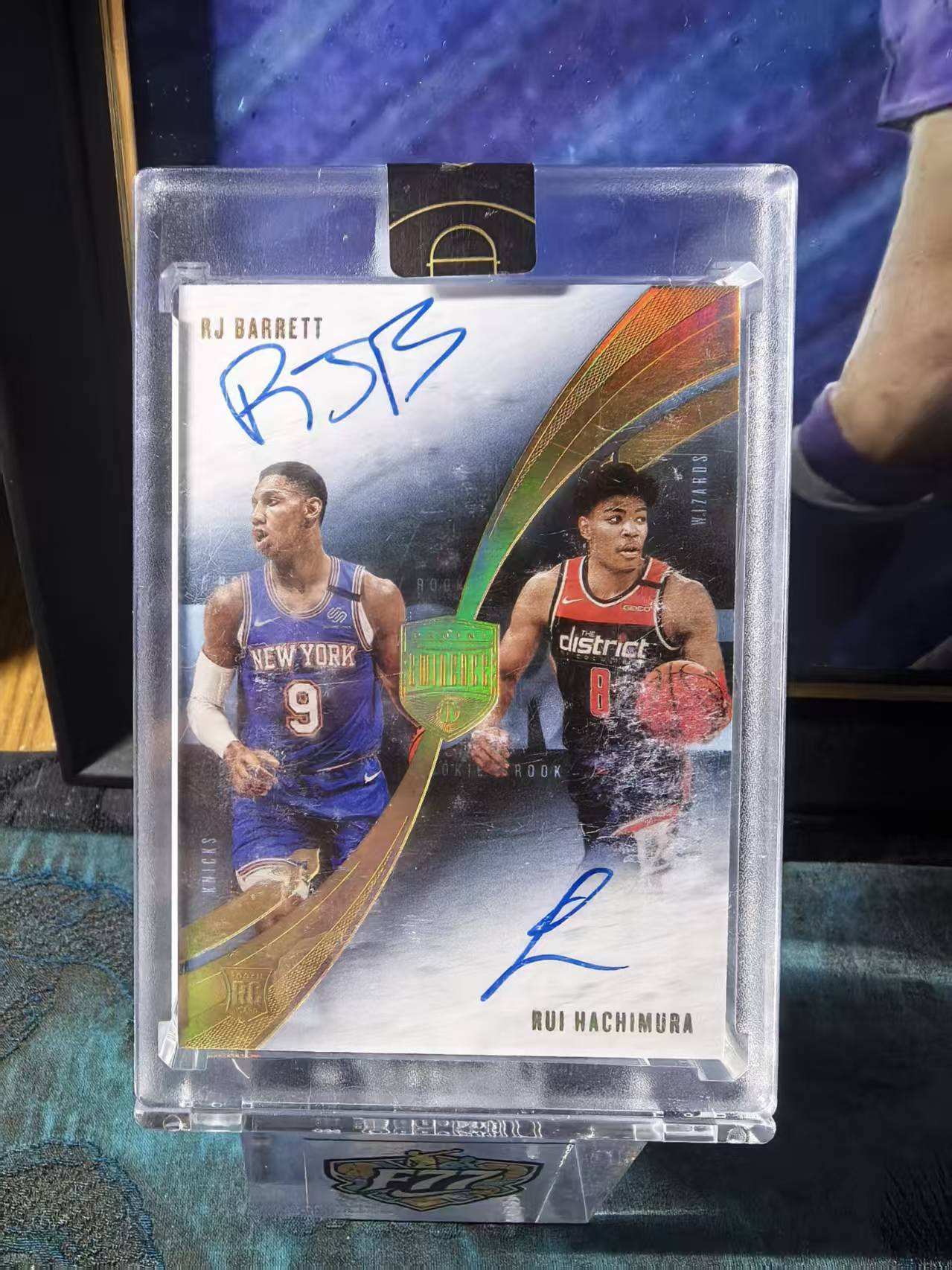 2019-20 Panini Eminence R.J. Barrett RC 大真金 新秀 尼克斯 RJ巴雷特 奇才 八村塁 4/5编 双人 双签 签字 卡签 金闪版 原封砖 收藏必备 叶叶
