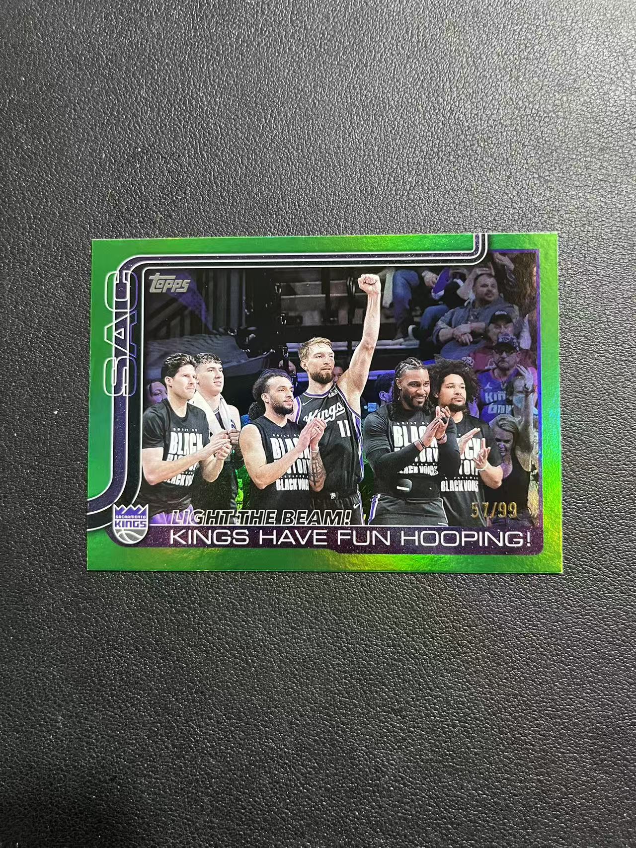 2025 Topps Flagship Zach LaVine 国王队 队照 扎克拉文 99编 绿折 凑套 卡品如图 龙龙龙