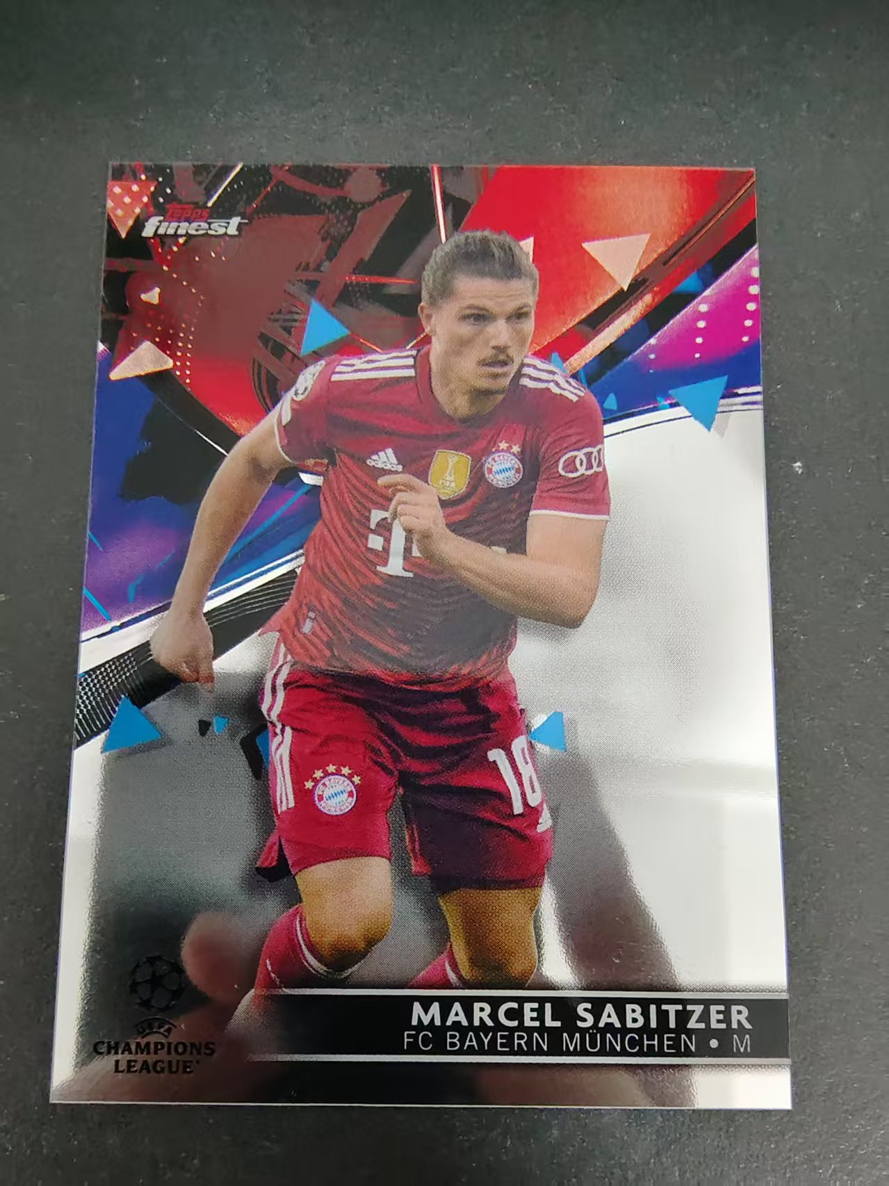 【可合并，不累计】2022 Topps finest Marcel Sabitzer 拜仁慕尼黑 曼联 多特蒙德 德甲 马塞尔 萨比策 欧冠 划痕 边角瑕疵 #43