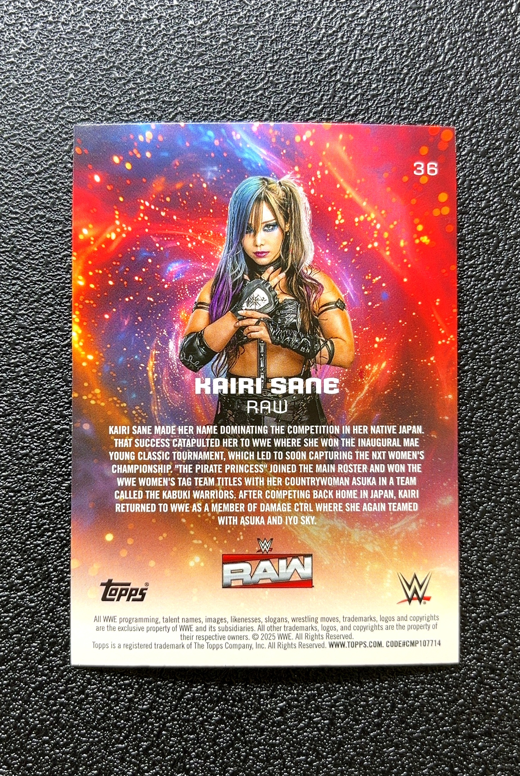 【岛屿拍卖】2026 Topps Universe Kairi Sane 凯莉·山 银折 折射 卡品如图 高价值 #36 0024#28