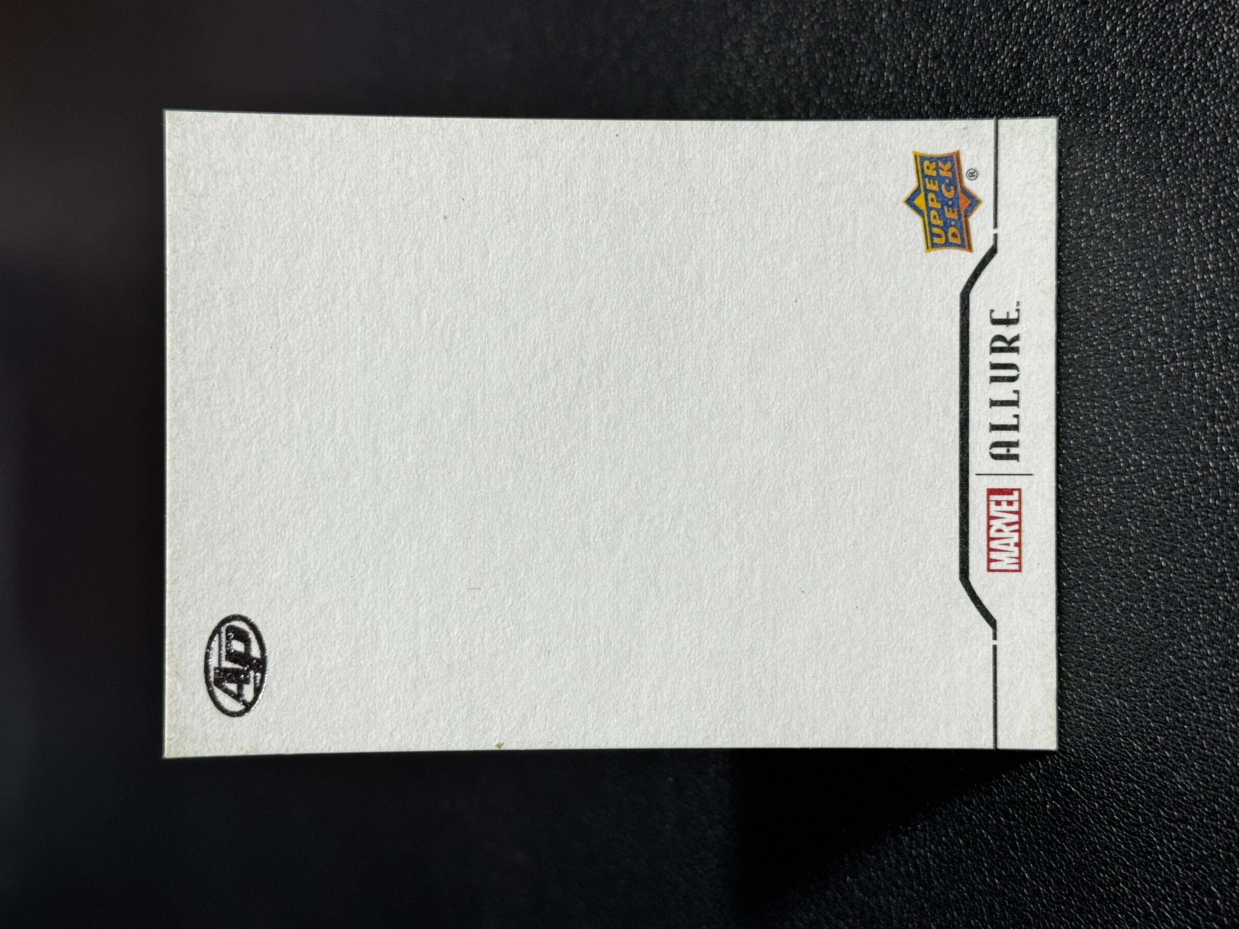 2022 Upper Deck Marvel (MCU) Allure Allure 小黑钻 UD 漫威 AP 手绘卡 1/1 1of1 空白底卡 ARTIST SKETCH CARD LWLP