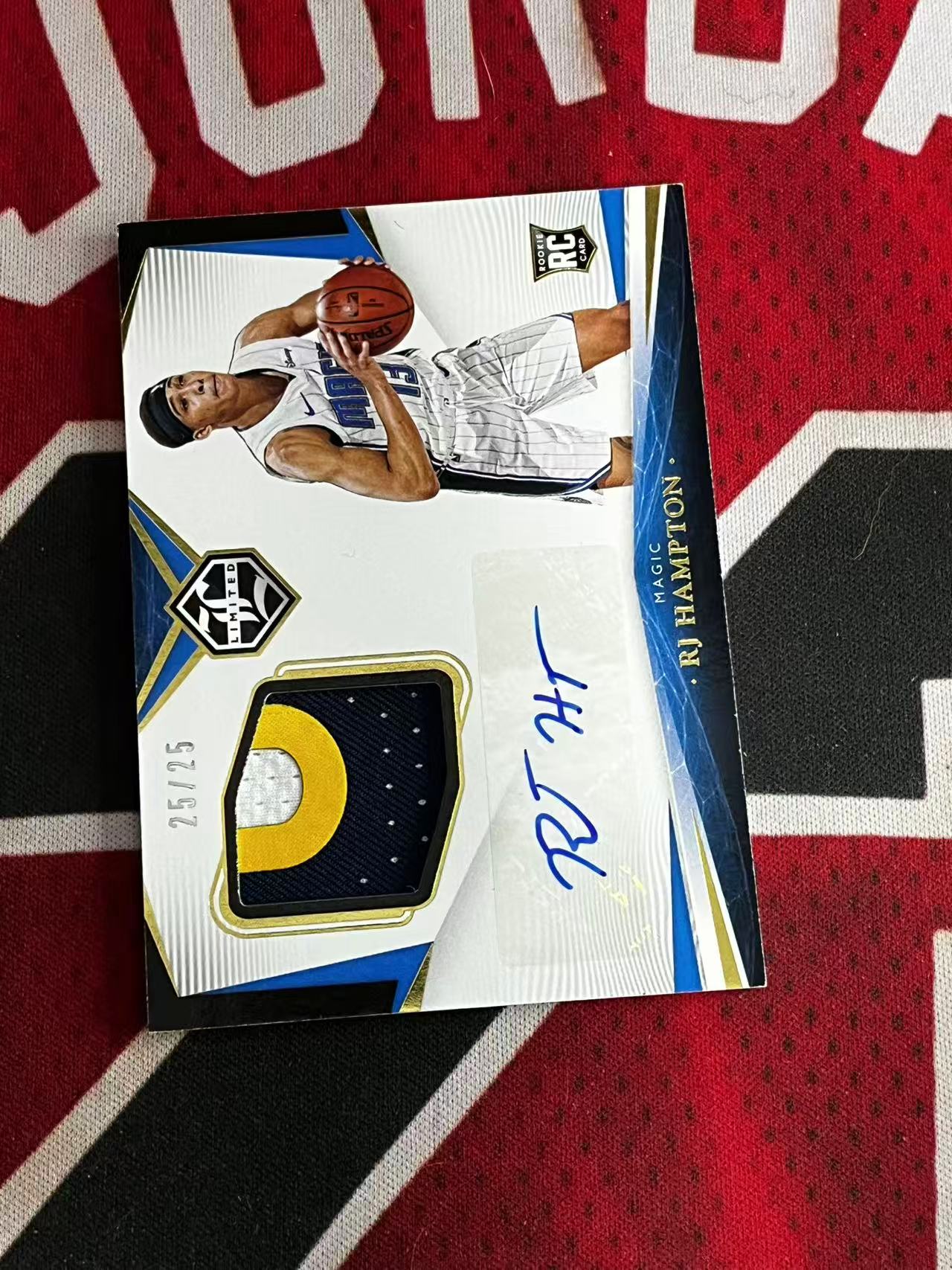 【接寄拍】2020-21 PANINI LIMITED 雷米特系列 魔术 新秀RC RJ汉普顿 25编 低编 RPA 新秀亲穿落场多色PATCH球衣物料切割签字卡 实物签字卡【烂臭嘴拍卖】