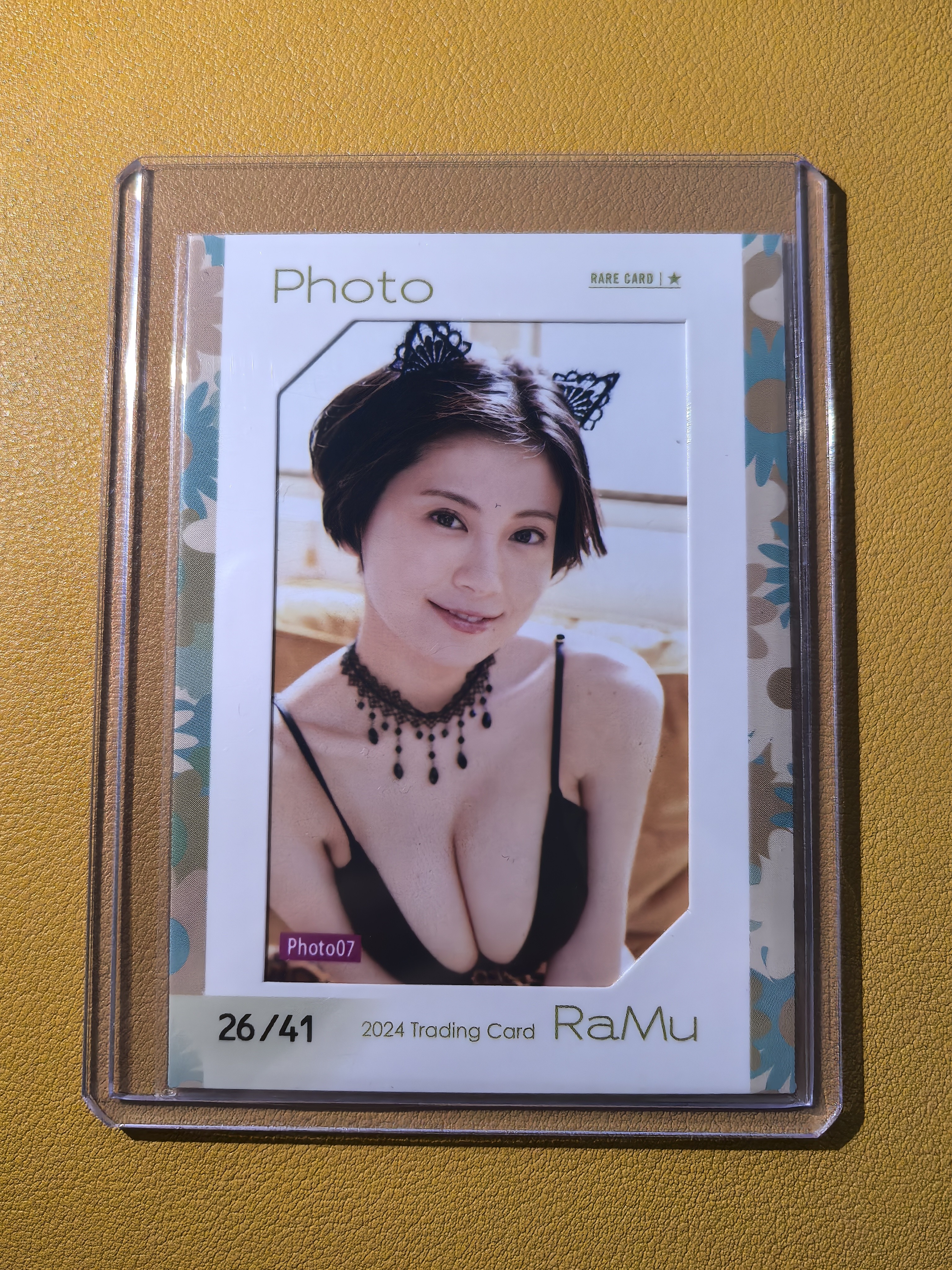 日本偶像艺人【日本代购】RaMu 41编相框卡 实卡超好看绝版稀有美女车模妹卡