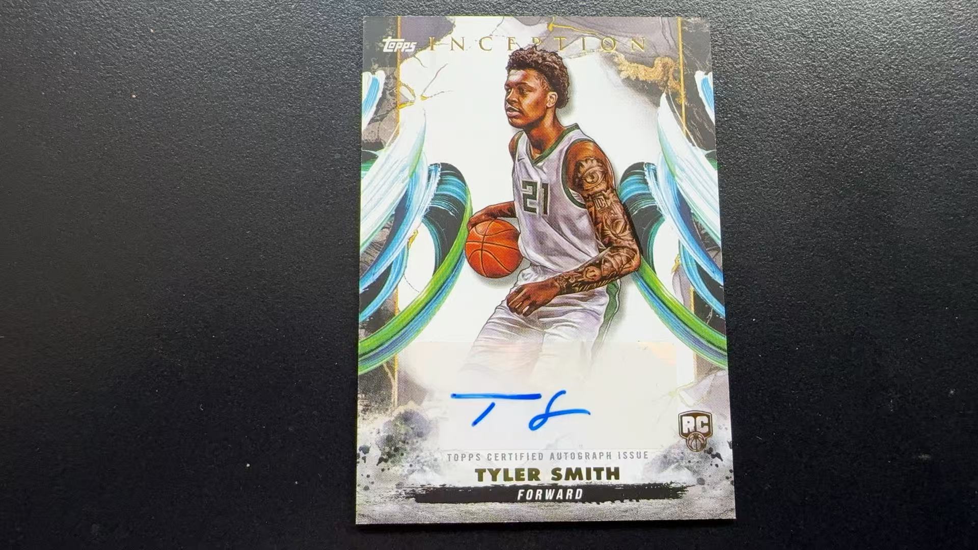 【Pw代卖】2024-25Topps Inception盗梦 Tyler Smith 泰勒 史密斯 雄鹿 新秀 RC 签字 卡品如图 收藏必备 萝卜哥