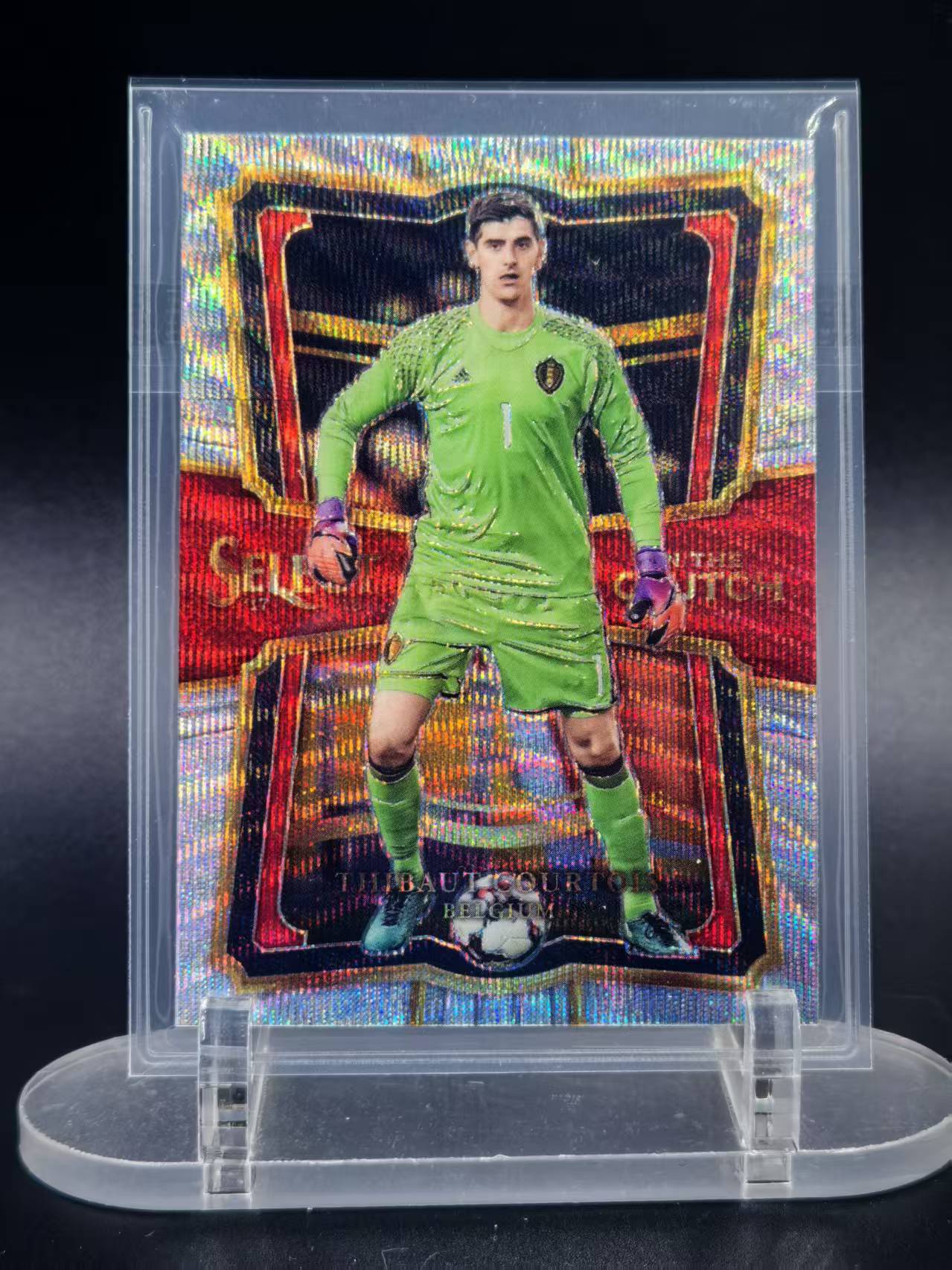 2017-18 Panini Select Thibaut Courtois #IC-9 库尔图瓦 皇马比利时 Clutch 波纹折
