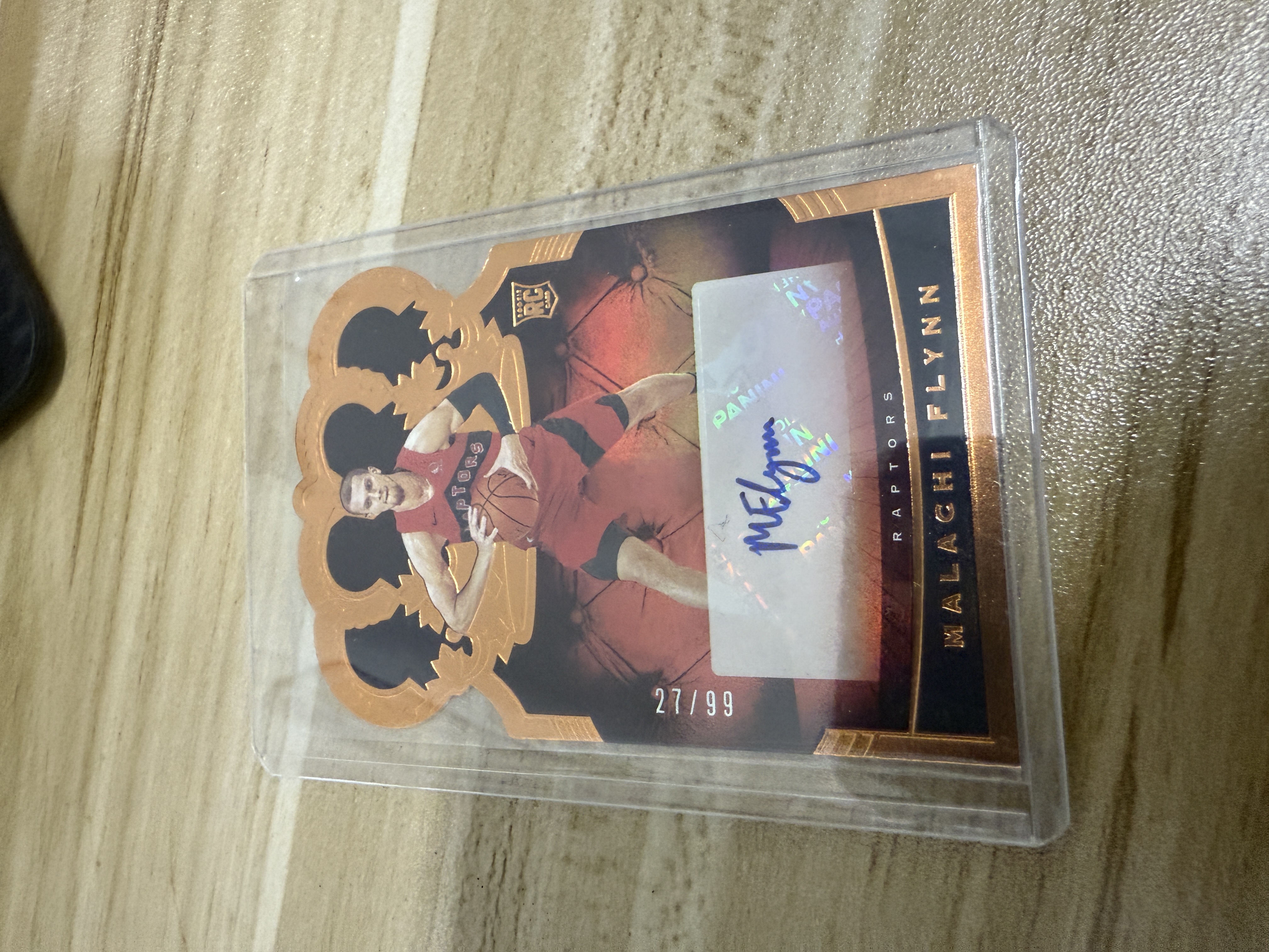 2020-21 Panini Crown Royale Malachi Flynn 马拉奇 弗林 新秀rc 99编 签字 皇冠 铜折橙折 彩虹套必备 猛龙 只发默认请看描述【KK】