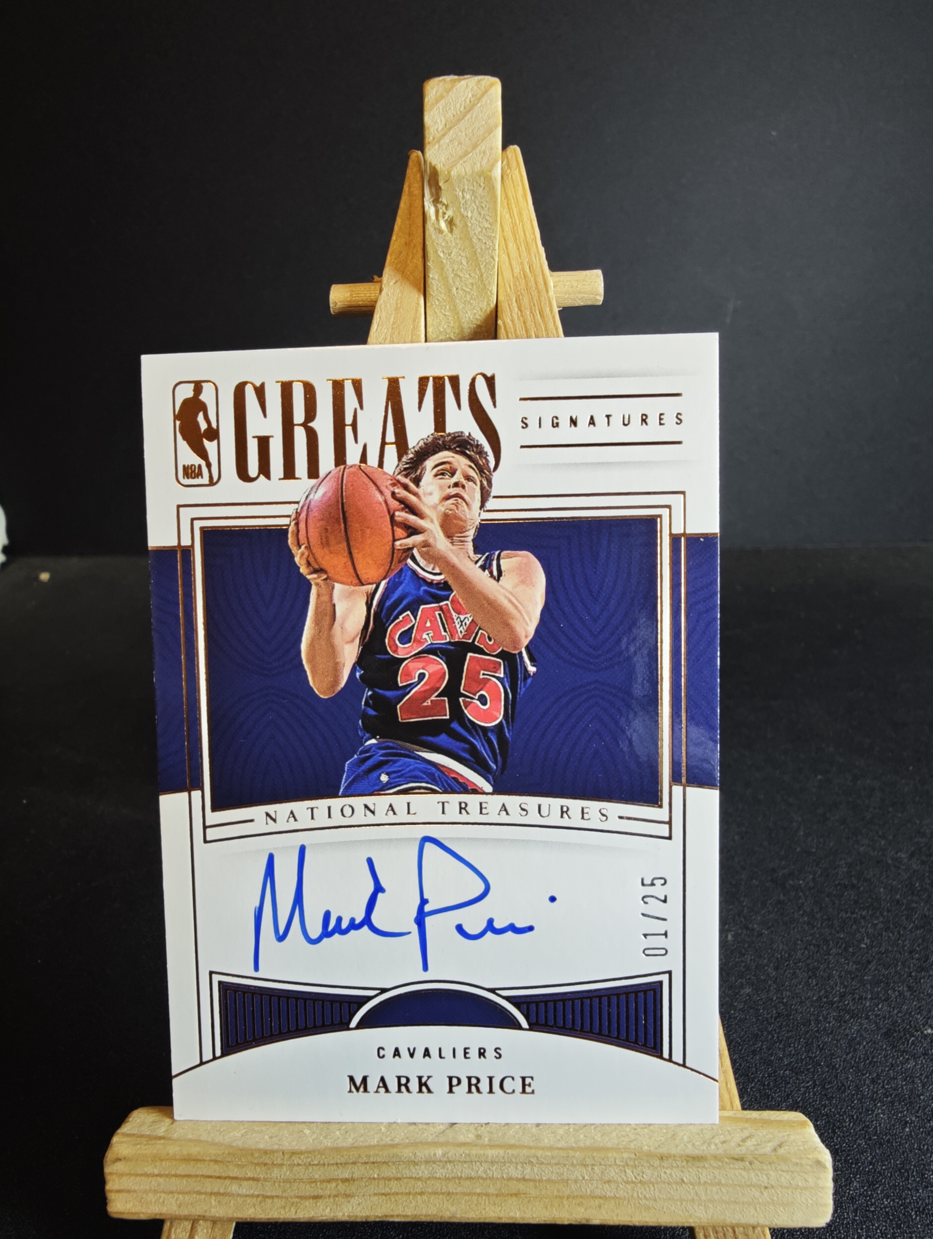 2022-23 Panini National Treasures Mark Price 国宝 签字 卡签 马克 普莱斯 25编 卡品如图 杰瑞11.15 卡品如图
