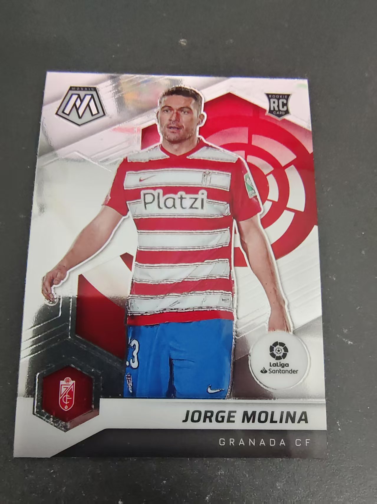 【可合并,不累计】2021-22 Mosaic 马赛克 西甲 Jorge Molina 莫利纳 RC新秀 划痕 边角瑕疵 #129