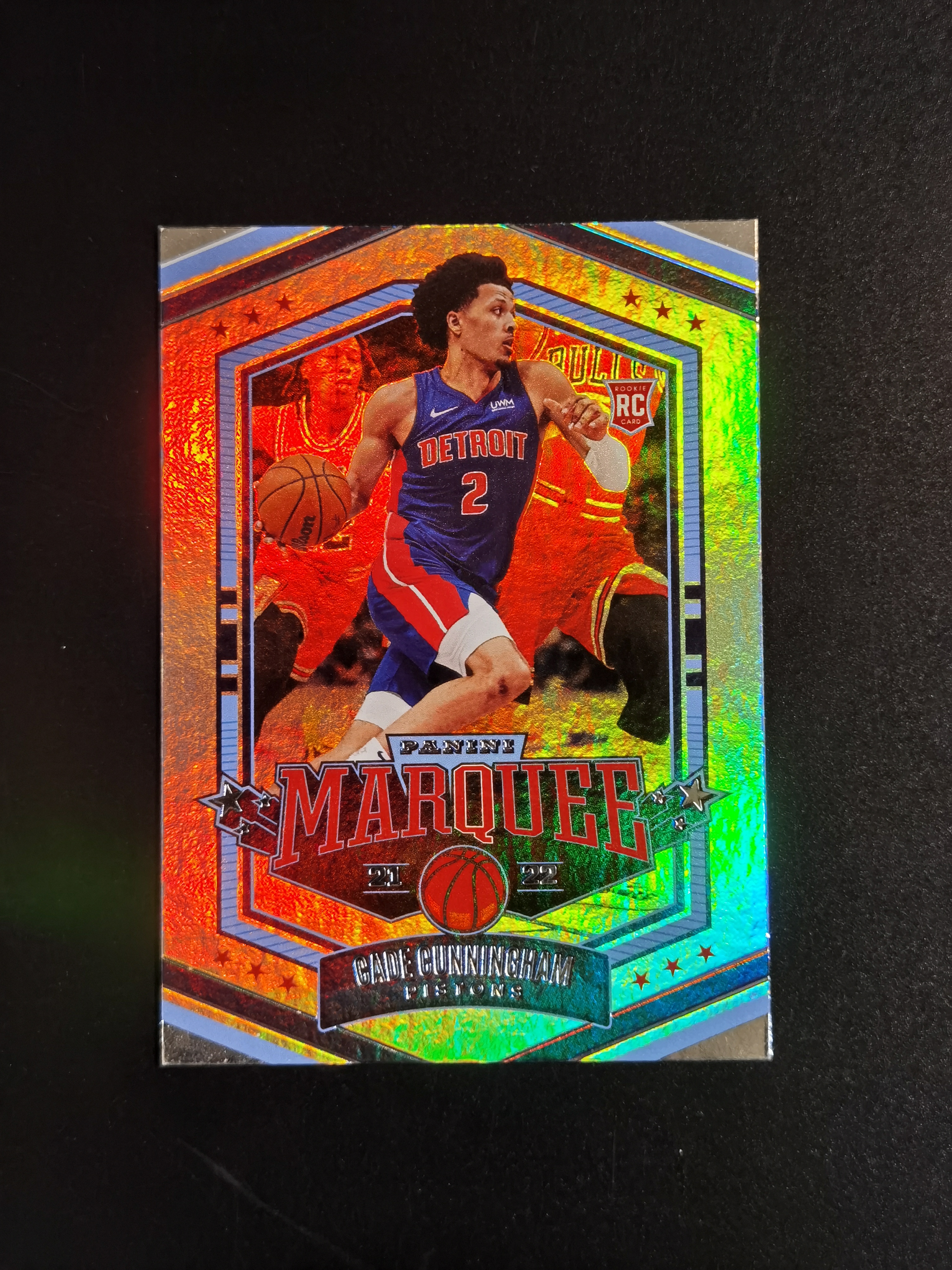 2021-22 Panini Prizm Cade Cunningham RC 编年史 RC新秀 凯德康宁汉姆 坎宁安 CC MARQUEE马奎 银折 卡品如图 专收必备