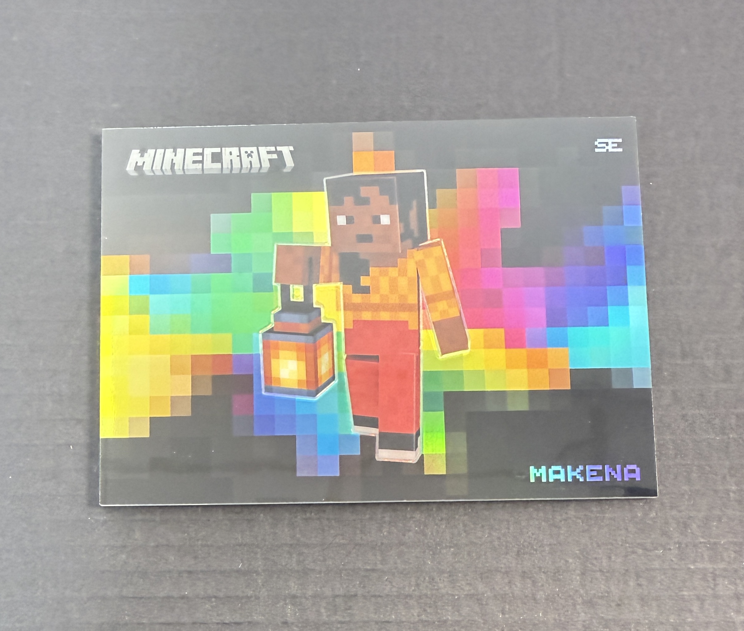 【GOAT山羊拍卖】航 2024 Panini Minecraft 我的世界 makena 泼墨特卡 黑折 超大比例 sp 系列博点 品相如图