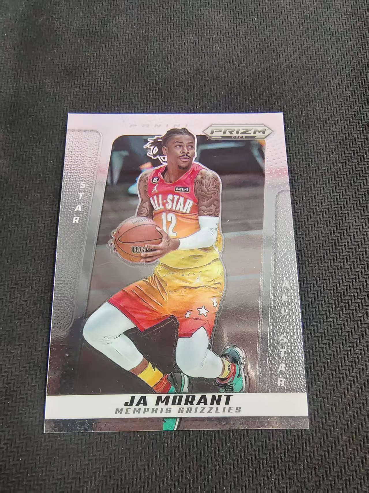 【可合并,不累计】2024-25 Panini Prizm Ja Morant 贾莫兰特 灰熊 pz deca 复刻 划痕 边角瑕疵 #268