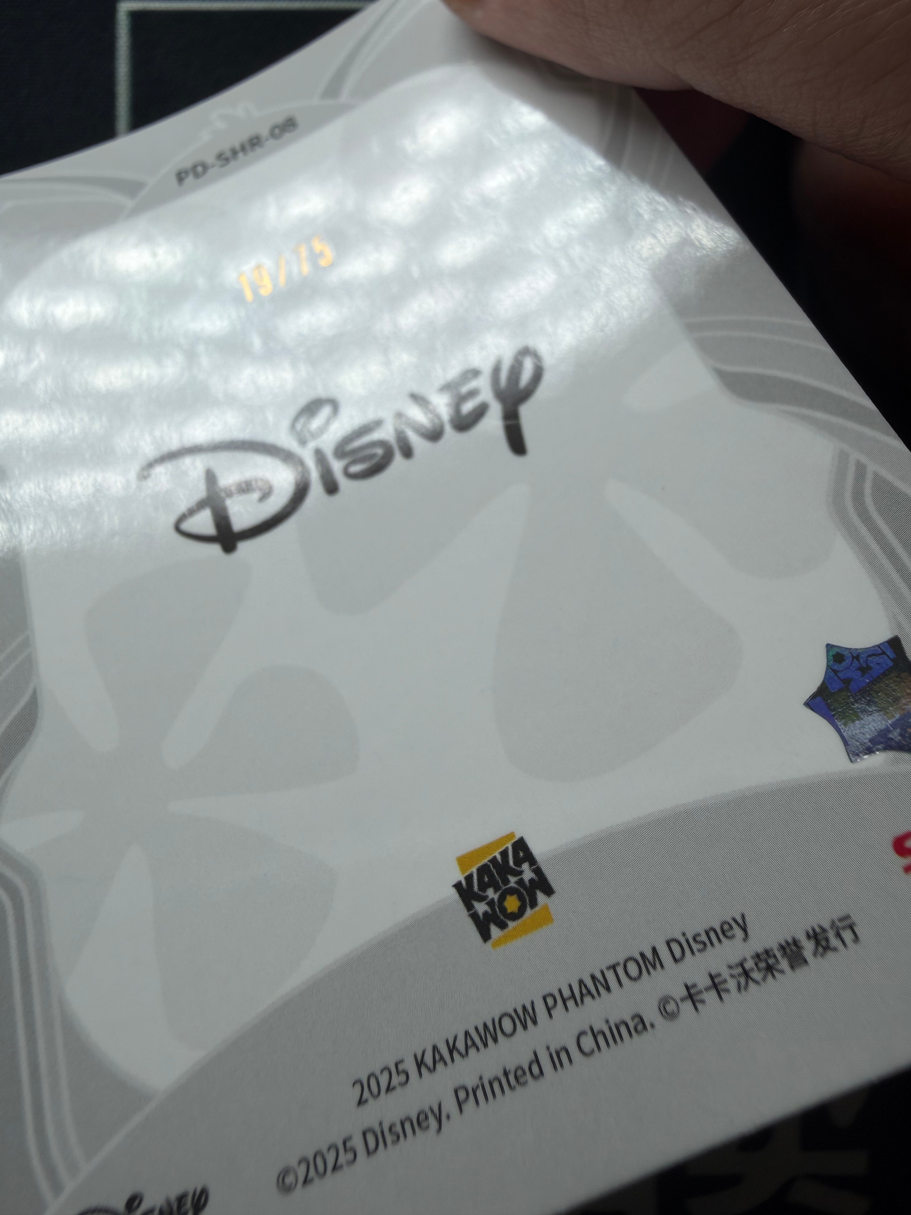 【易文拍卖 超级回款】2025 Kakawo Disney Phantom 卡卡沃 迪士尼 PD-SHR-08 STITCH 史迪奇 史迪仔 75编 红折 史迪仔来了 特卡 卡品如图#小昕