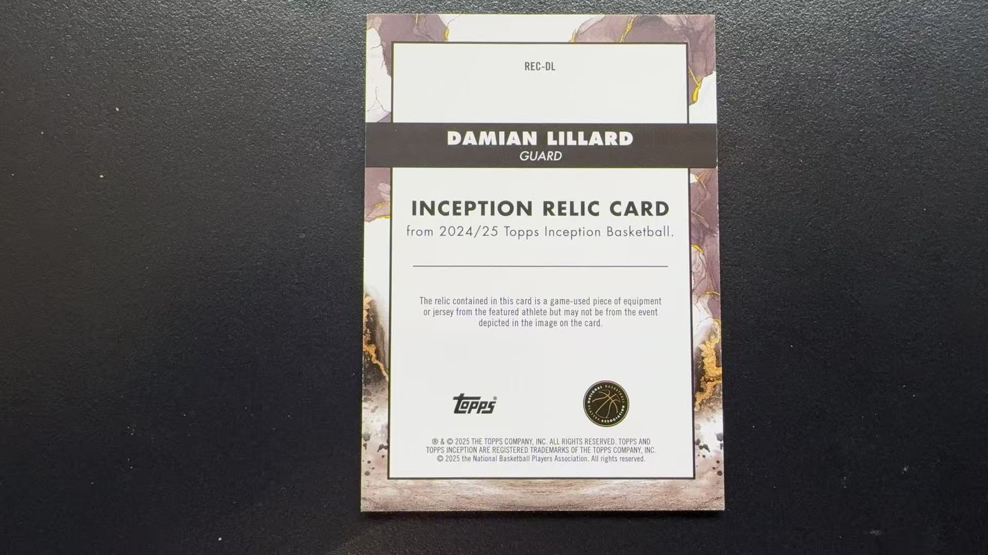 【Pw代卖】2024-25Topps Inception盗梦 Damian Lillard 达米安 利拉德 利指导 雄鹿 开拓者 小窗亲穿物料 卡品如图 收藏必备 萝卜哥